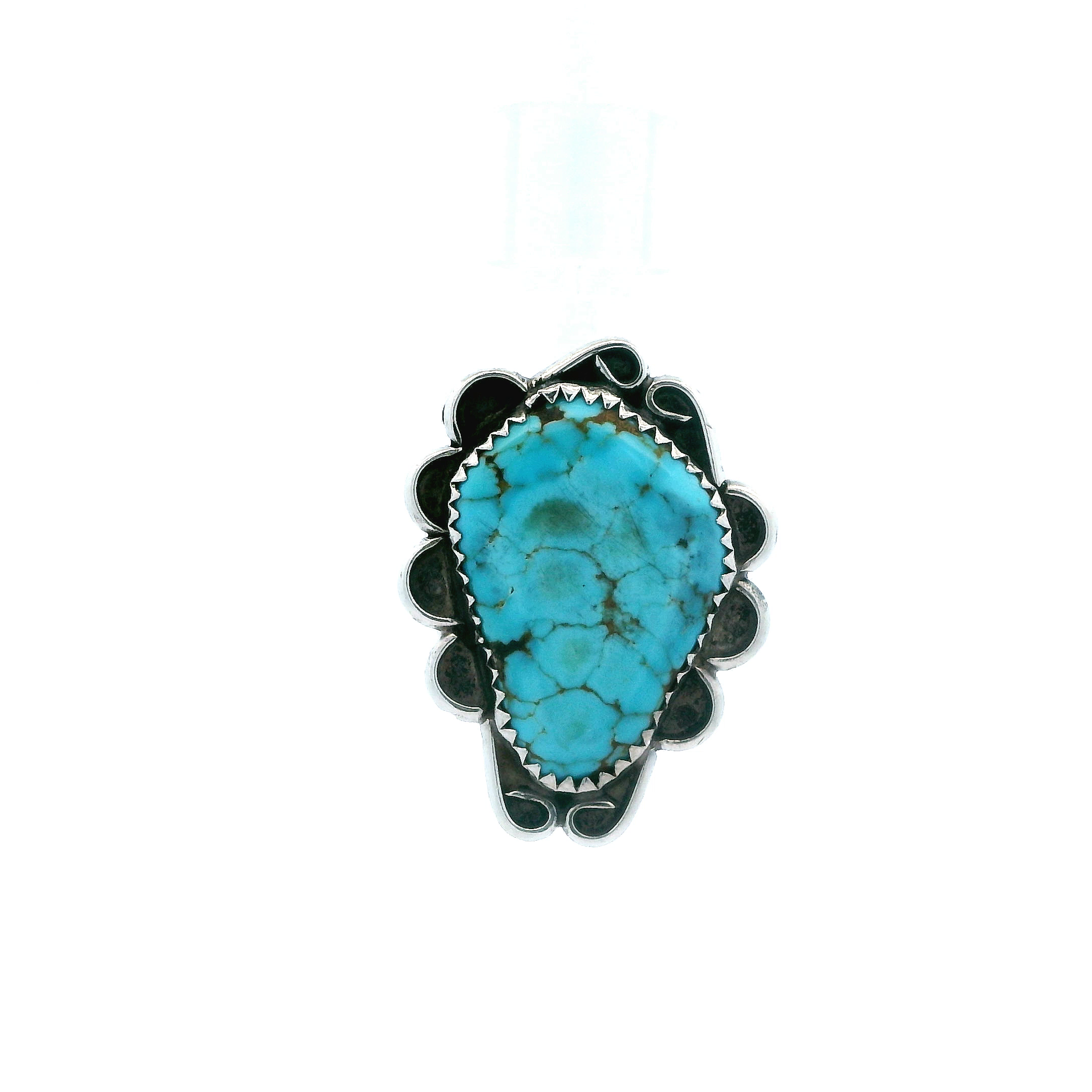 Vintage Sterling Silver South West Turquoise Ring