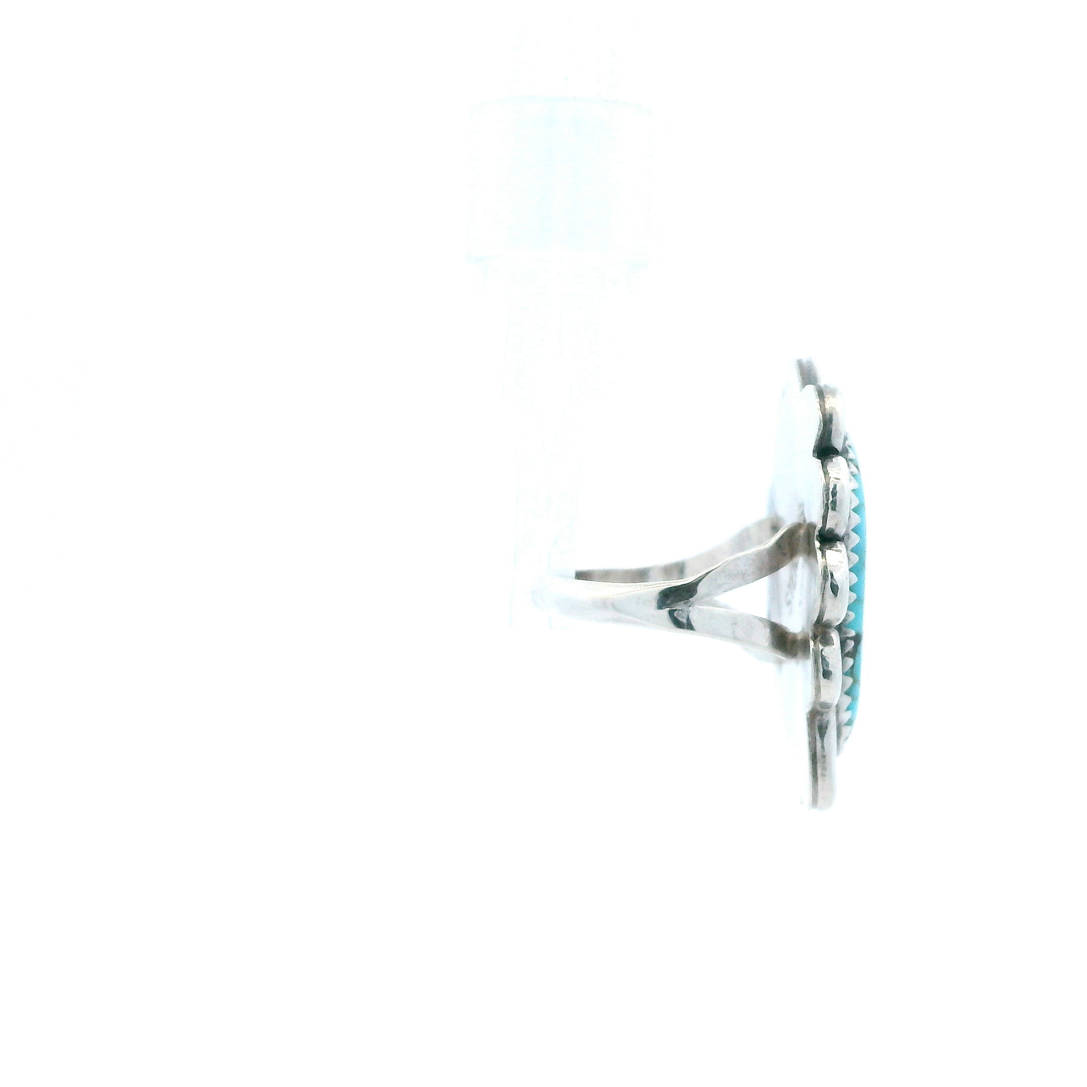 Vintage Sterling Silver South West Turquoise Ring