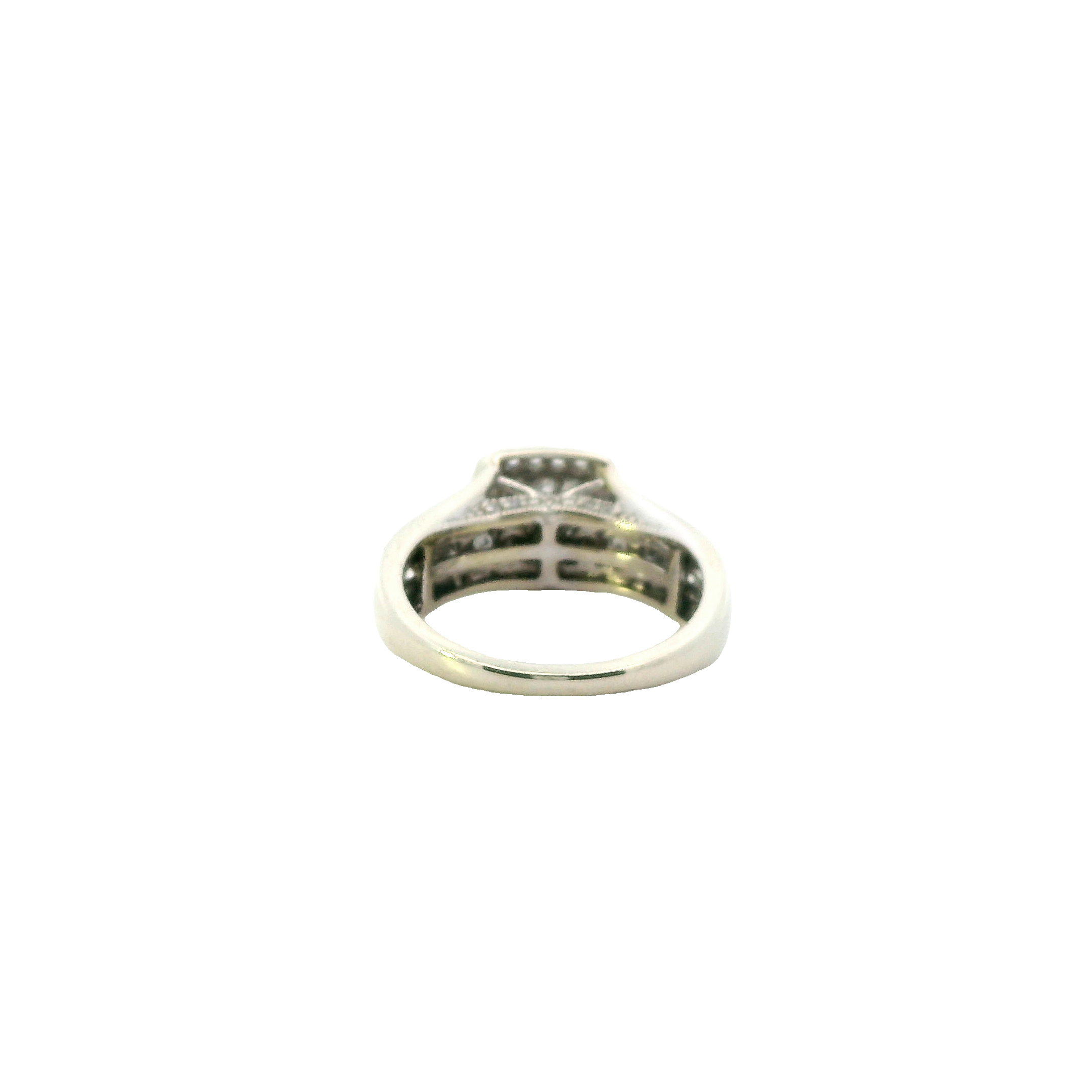 10K White Gold Women's Diamond Ring - 1.0ct