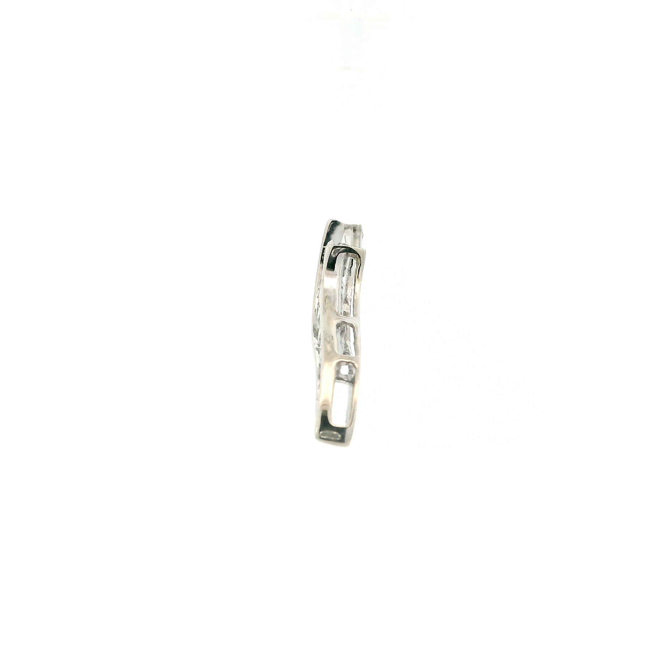 10K White Gold Diamond Journey Pendant - 0.46ct