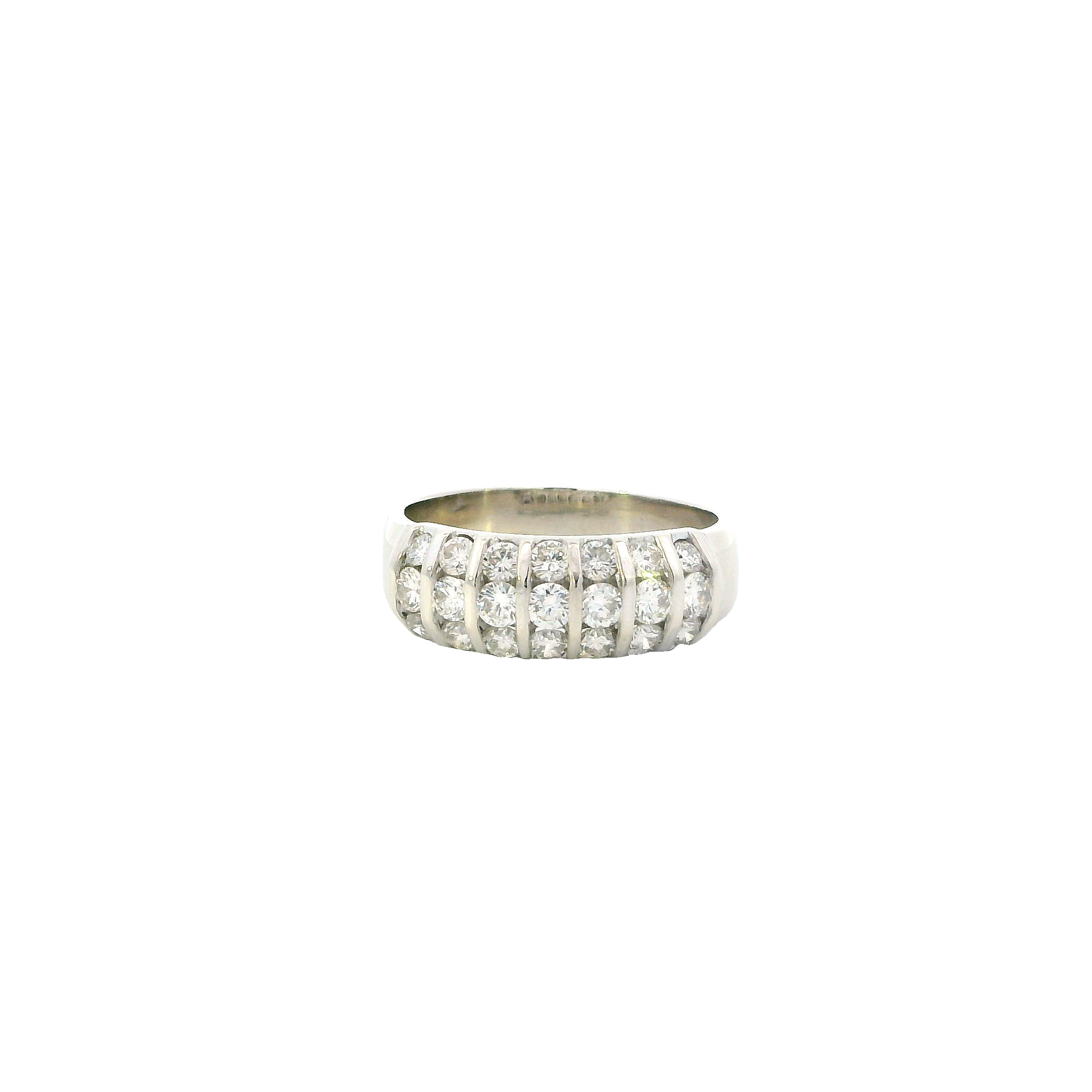 14K White Gold Diamond Ring - 0.91ct