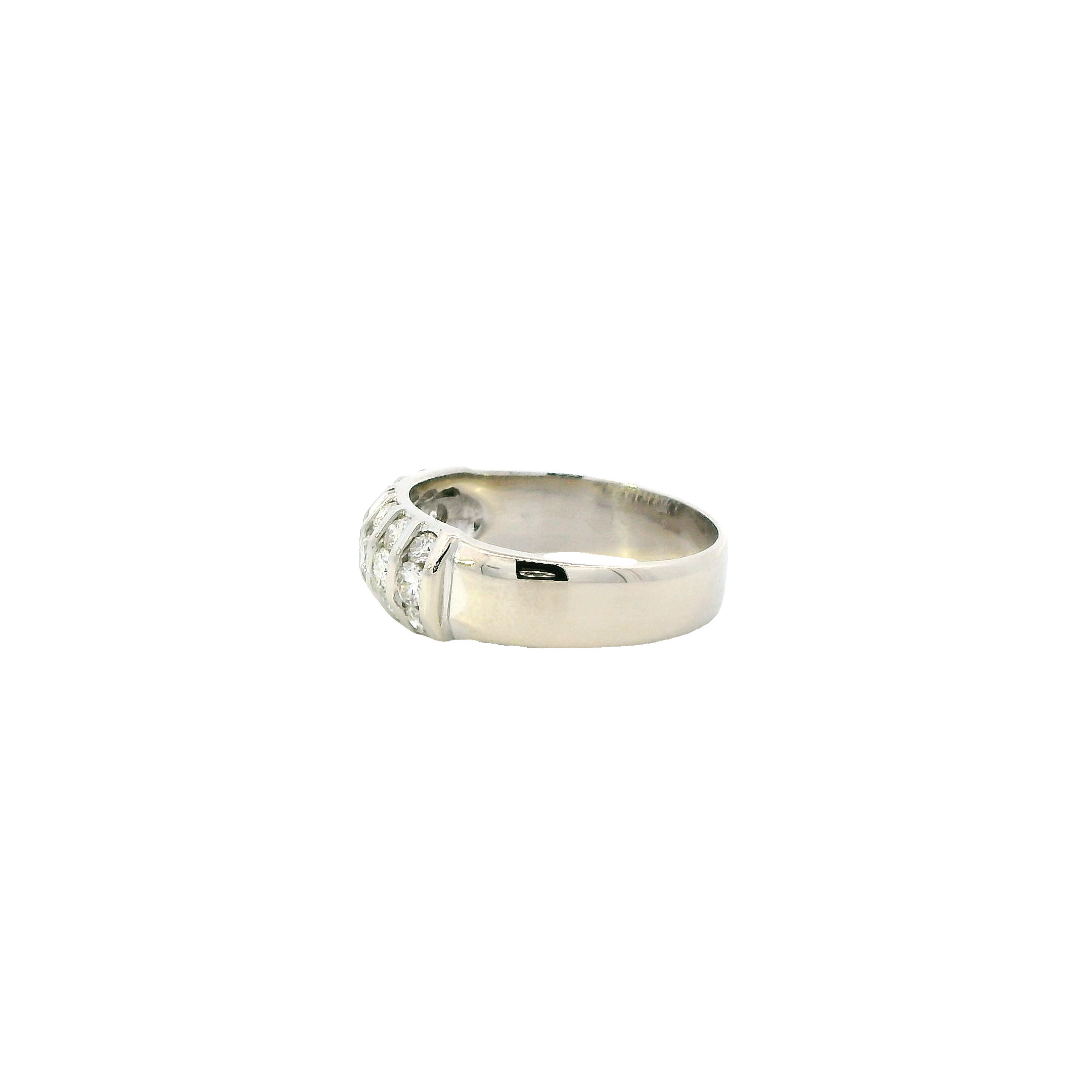 14K White Gold Diamond Ring - 0.91ct