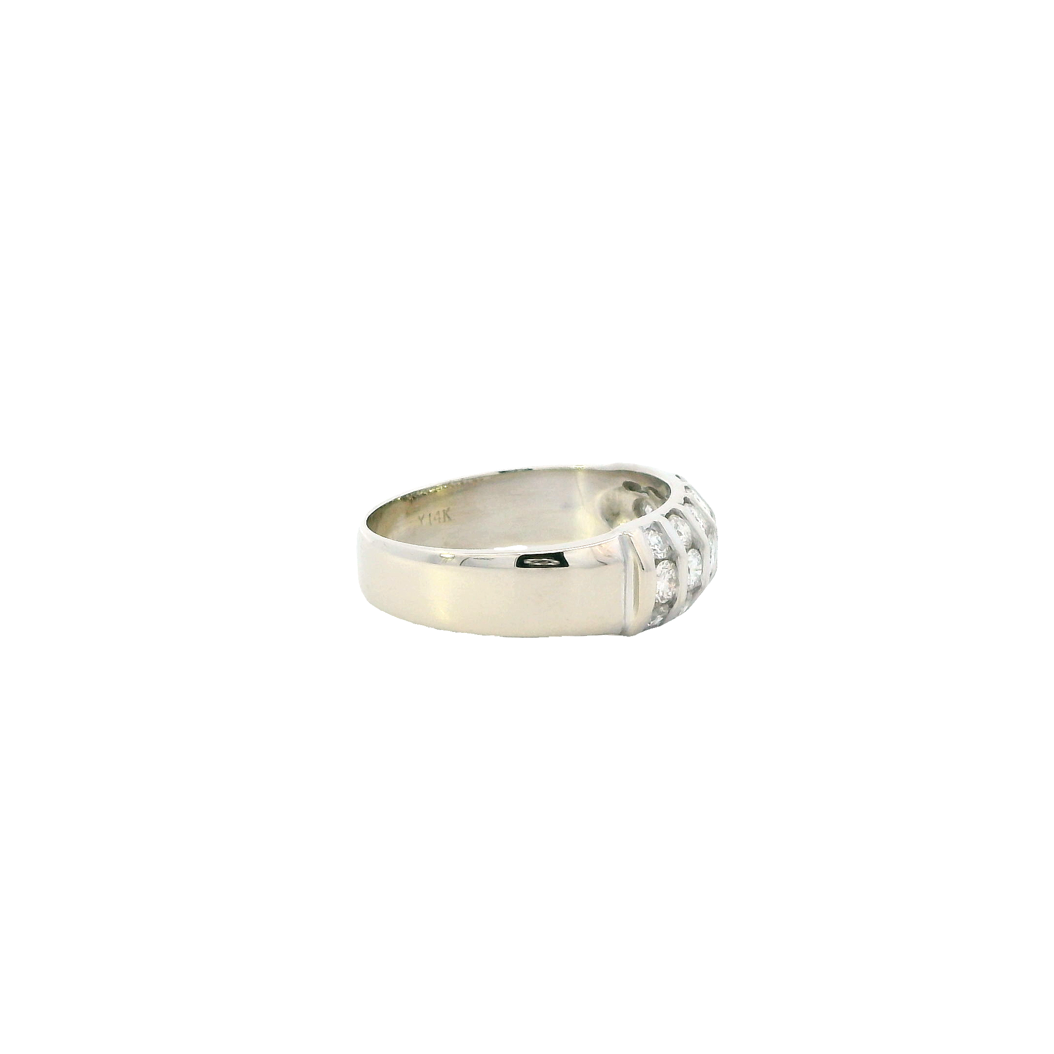14K White Gold Diamond Ring - 0.91ct