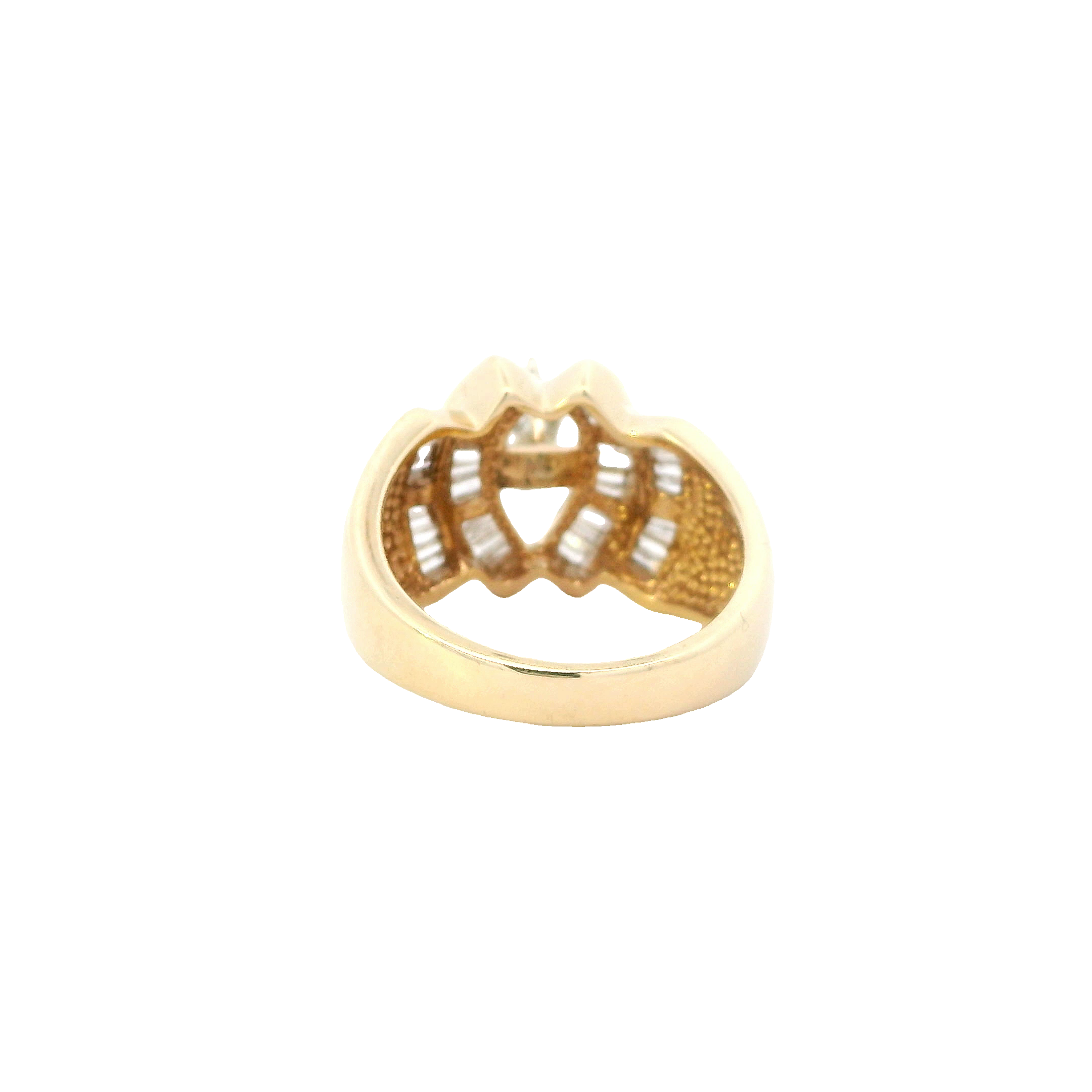 14K Yellow Gold Diamond Ring - 0.33ct