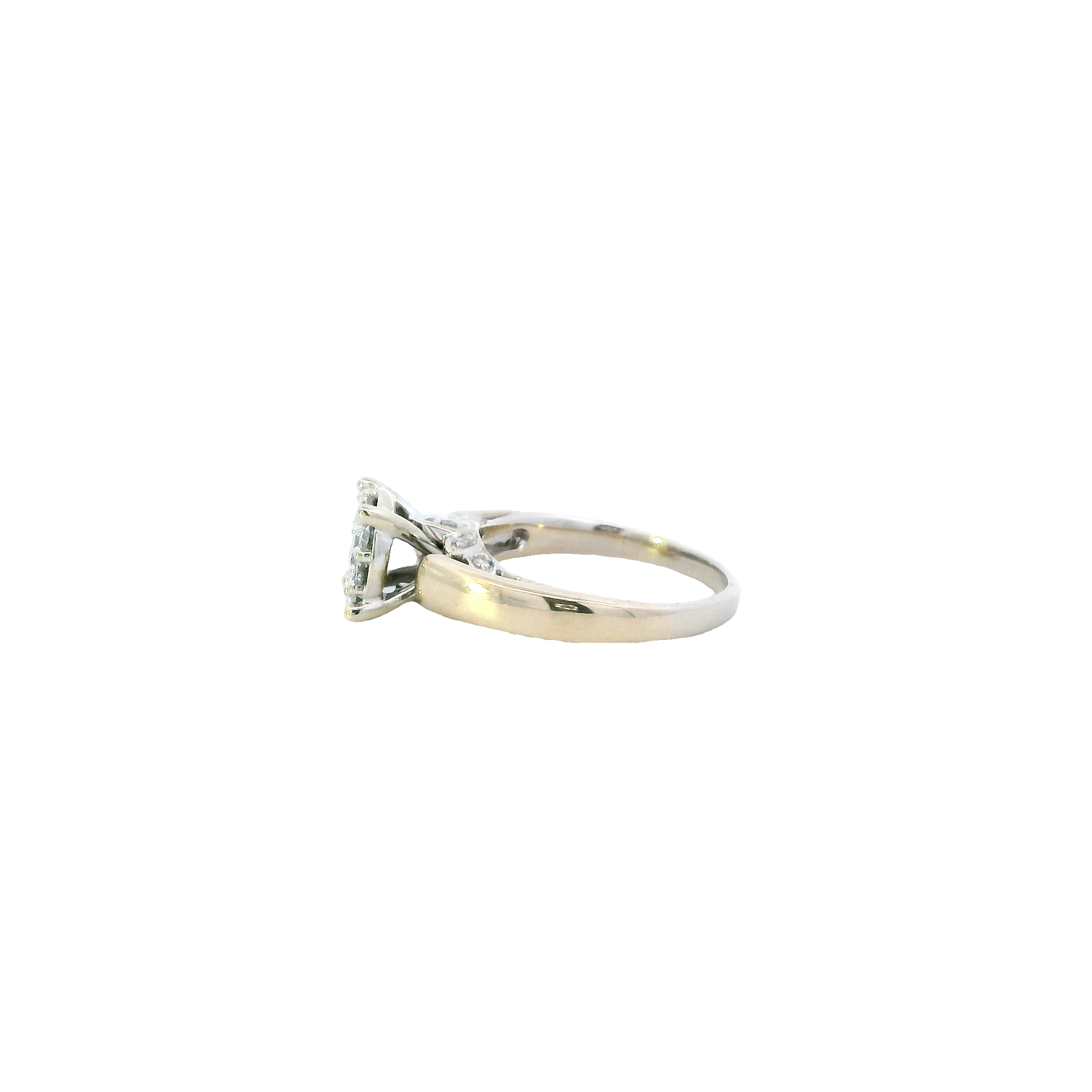 14K White Gold Diamond Ring - 0.43ct