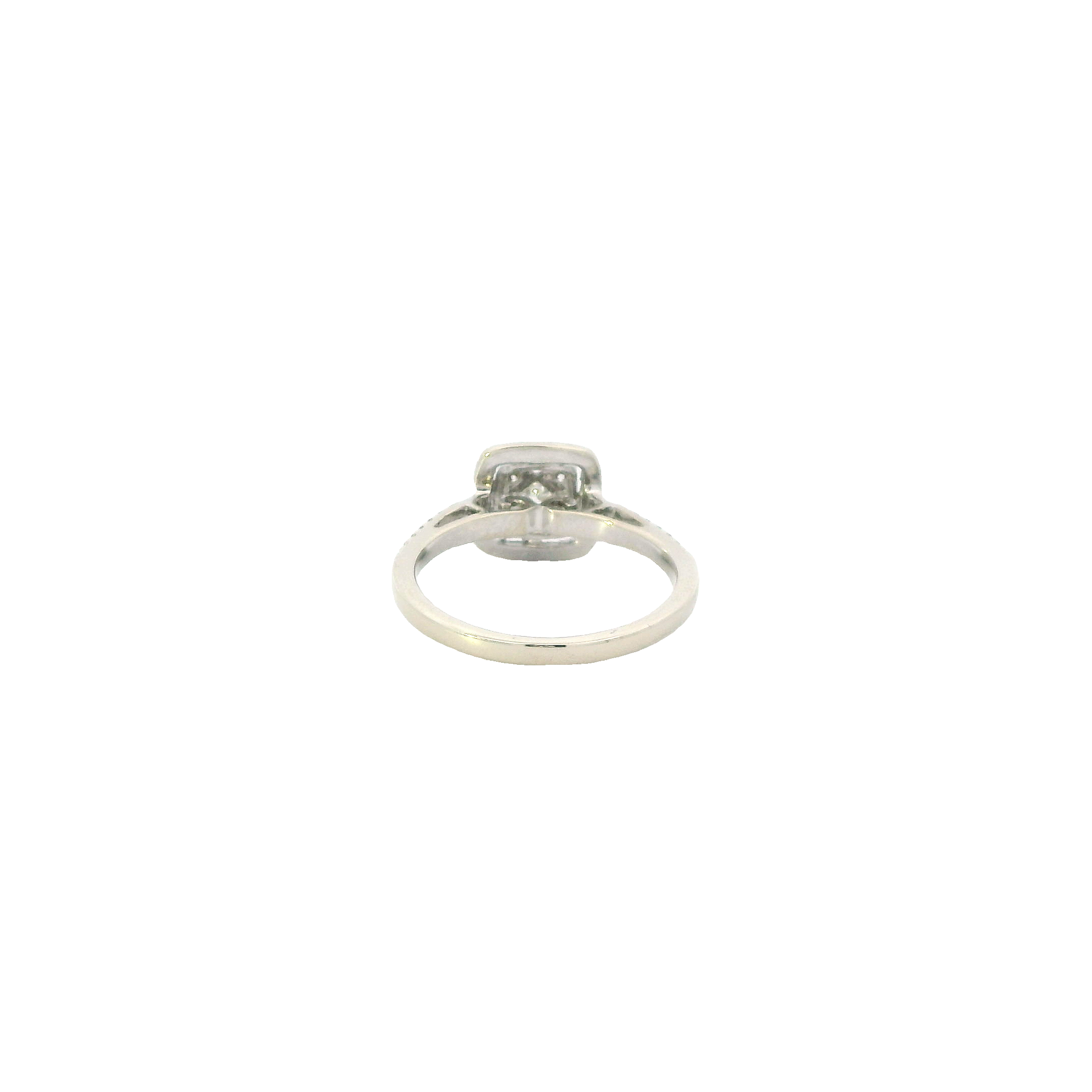 14K White Gold Diamond Ring - 0.80ct