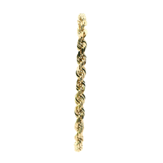 14K Yellow Gold Rope Bracelet