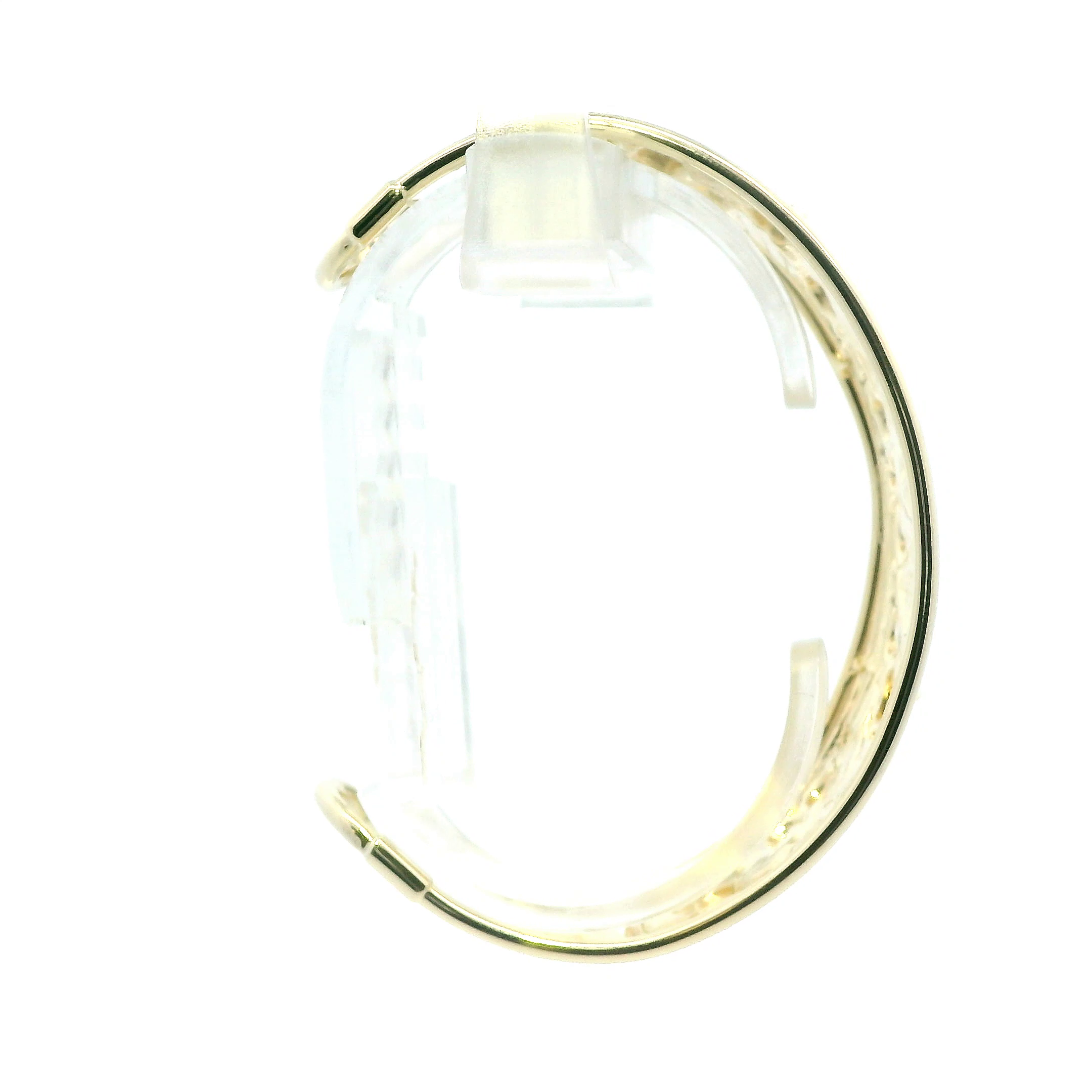 14K Yellow Gold Last Supper Wrist Cuff Bracelet