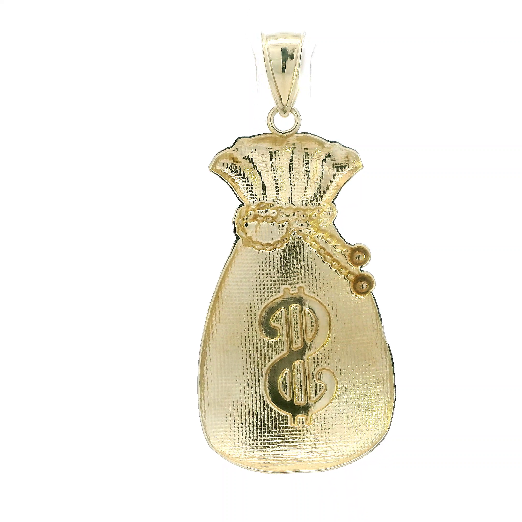 Colgante Bolsa Dinero Oro Amarillo 10K