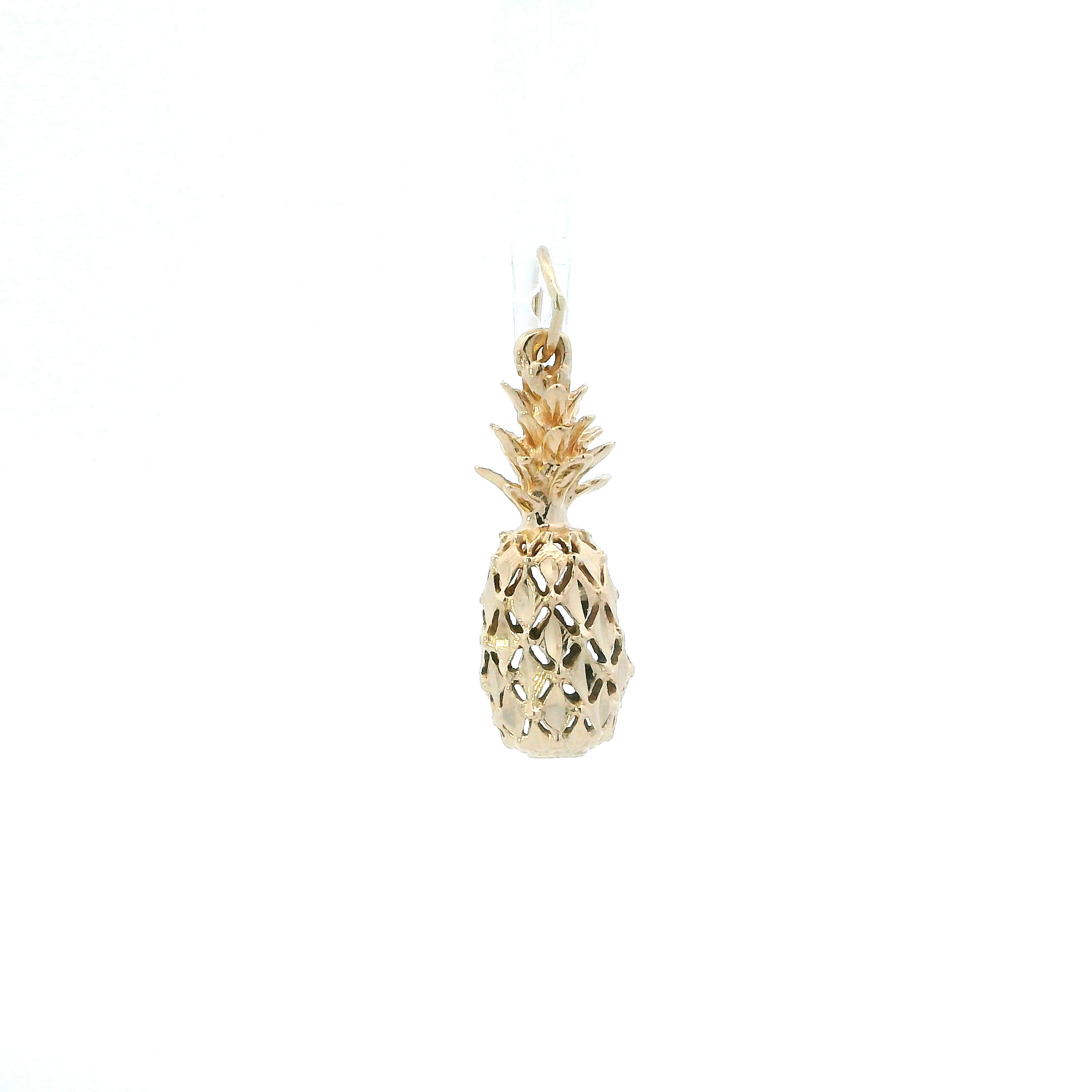 14K Yellow Gold Pineapple Pendant