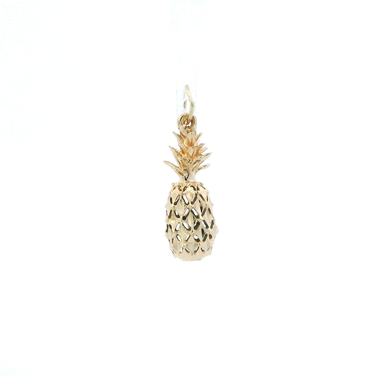 14K Yellow Gold Pineapple Pendant