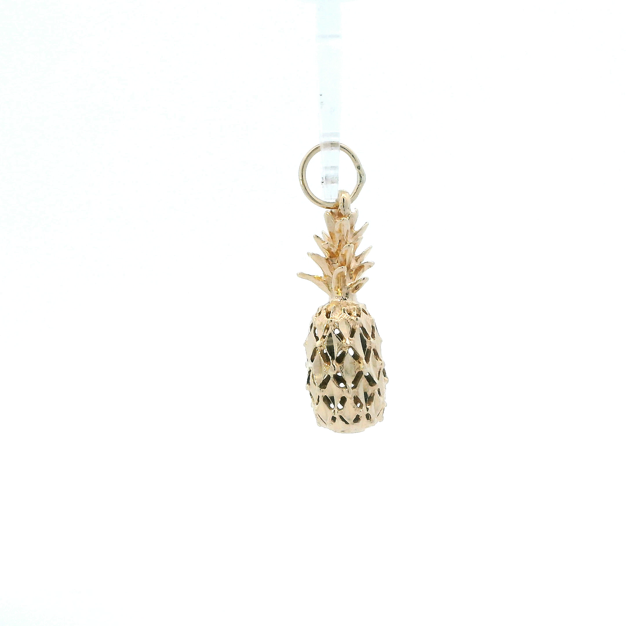 14K Yellow Gold Pineapple Pendant