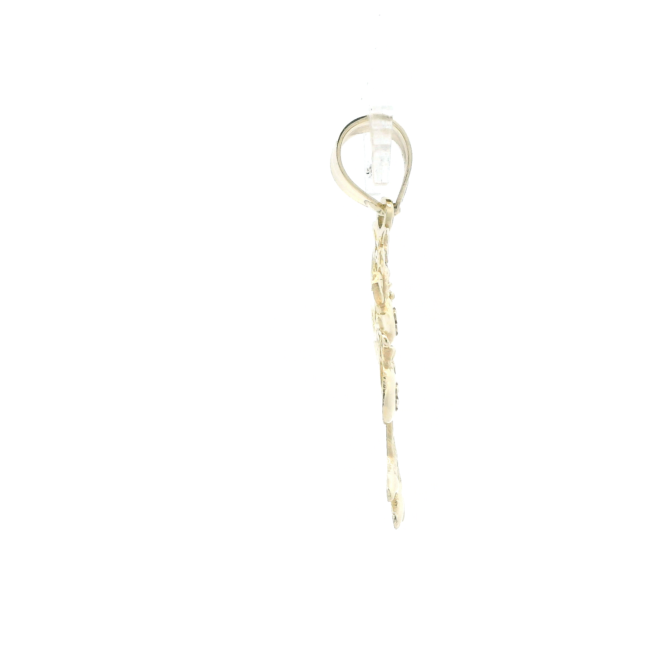 10K Yellow Gold Money Tree Pendant