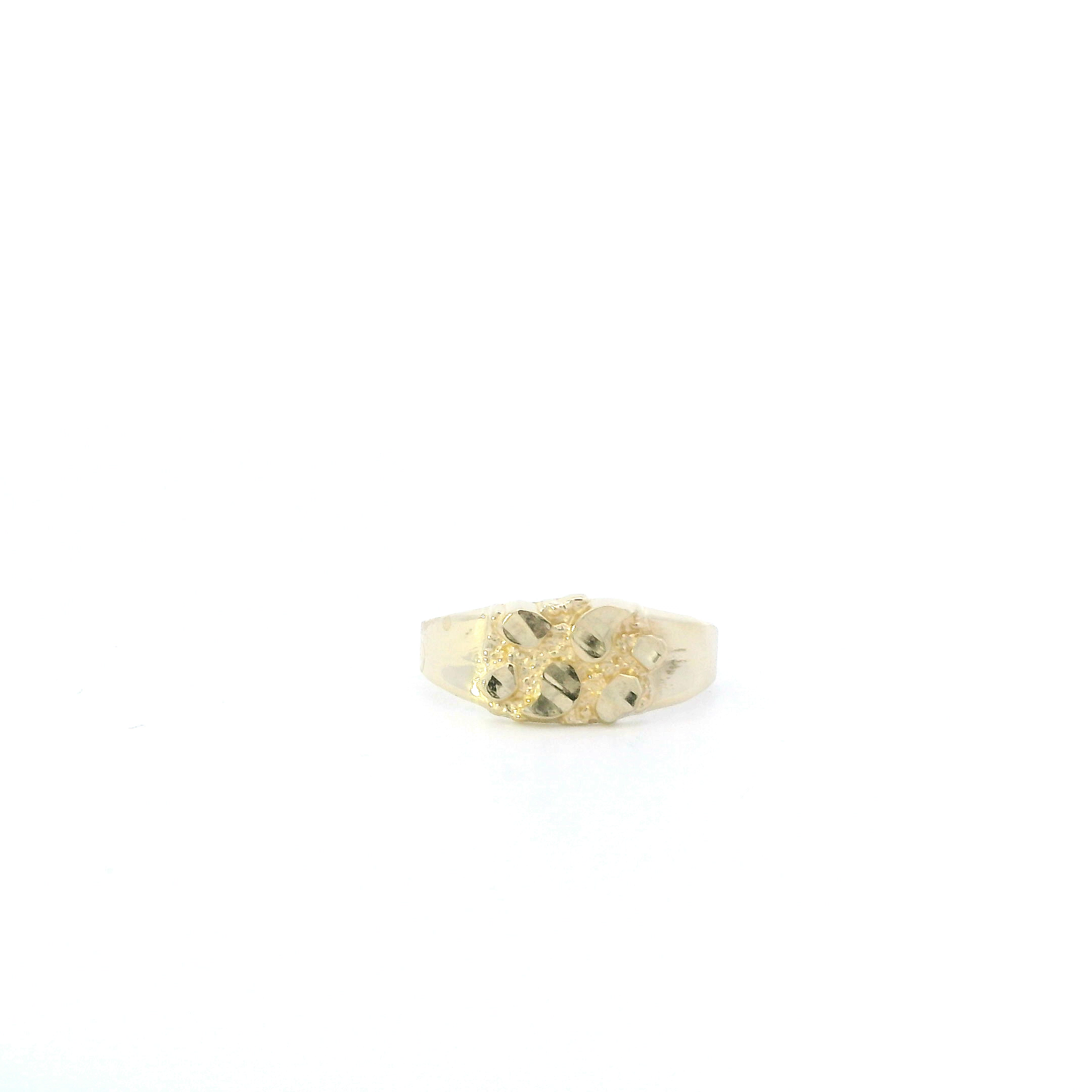 10K Yellow Gold Nugget Ring