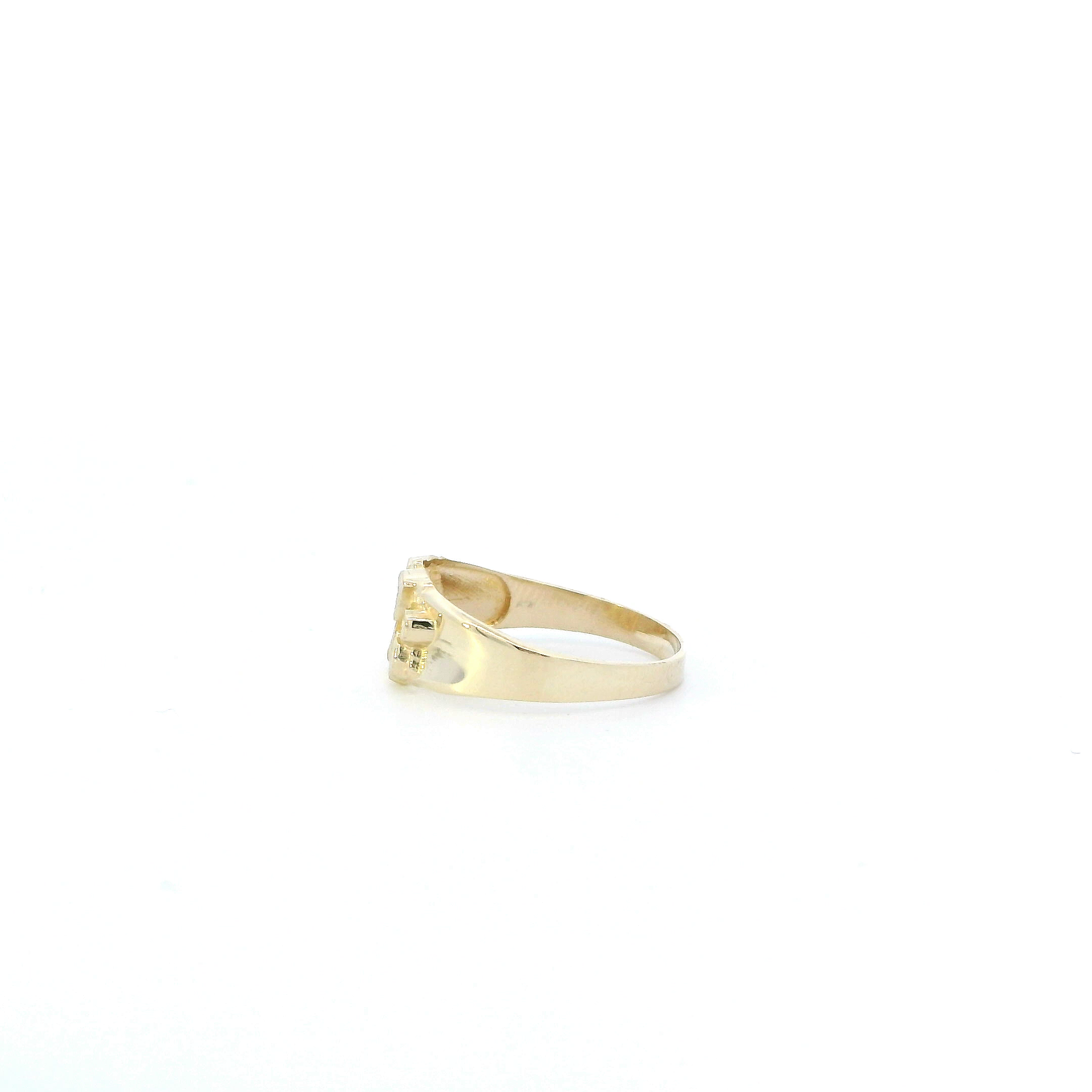 10K Yellow Gold Nugget Ring