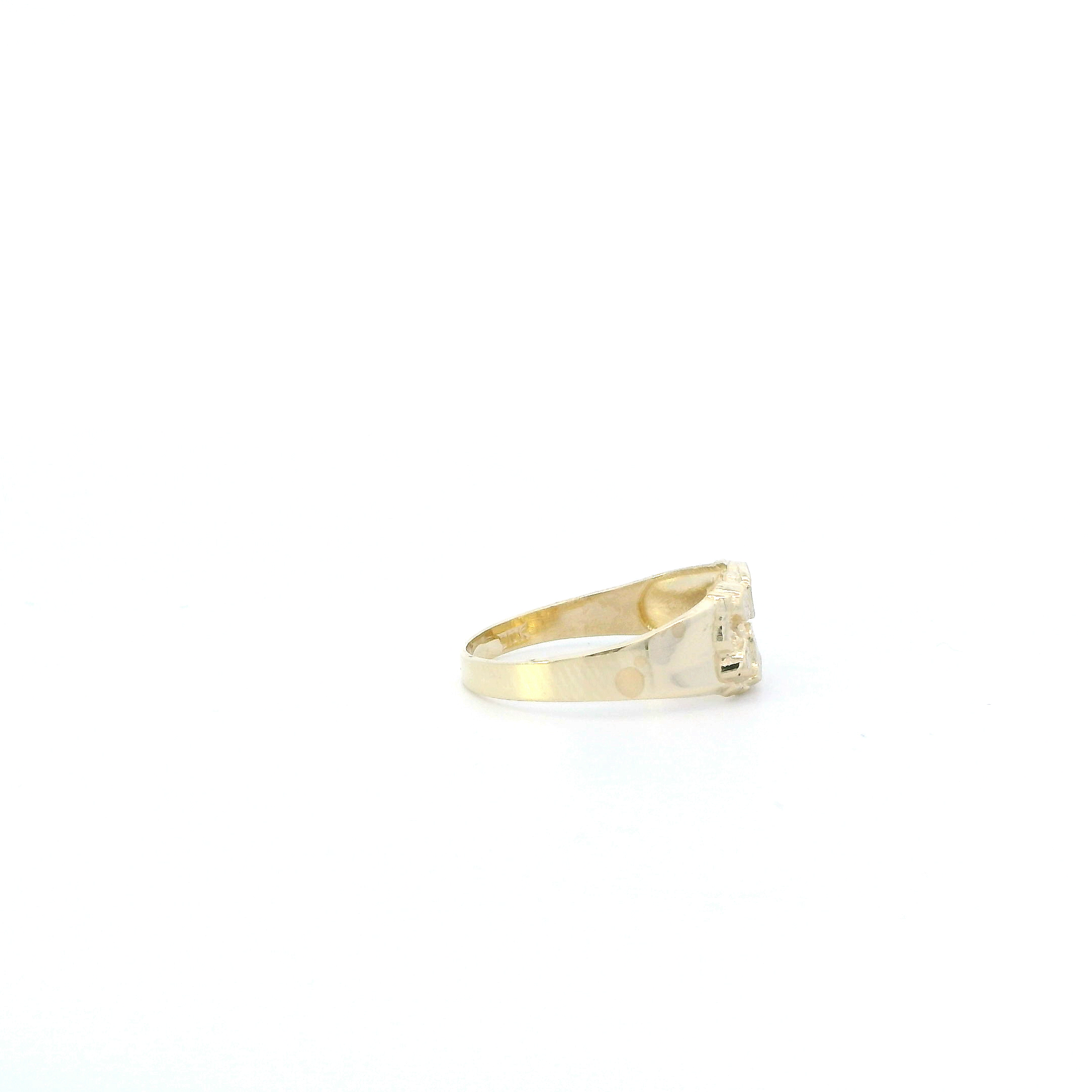 10K Yellow Gold Nugget Ring
