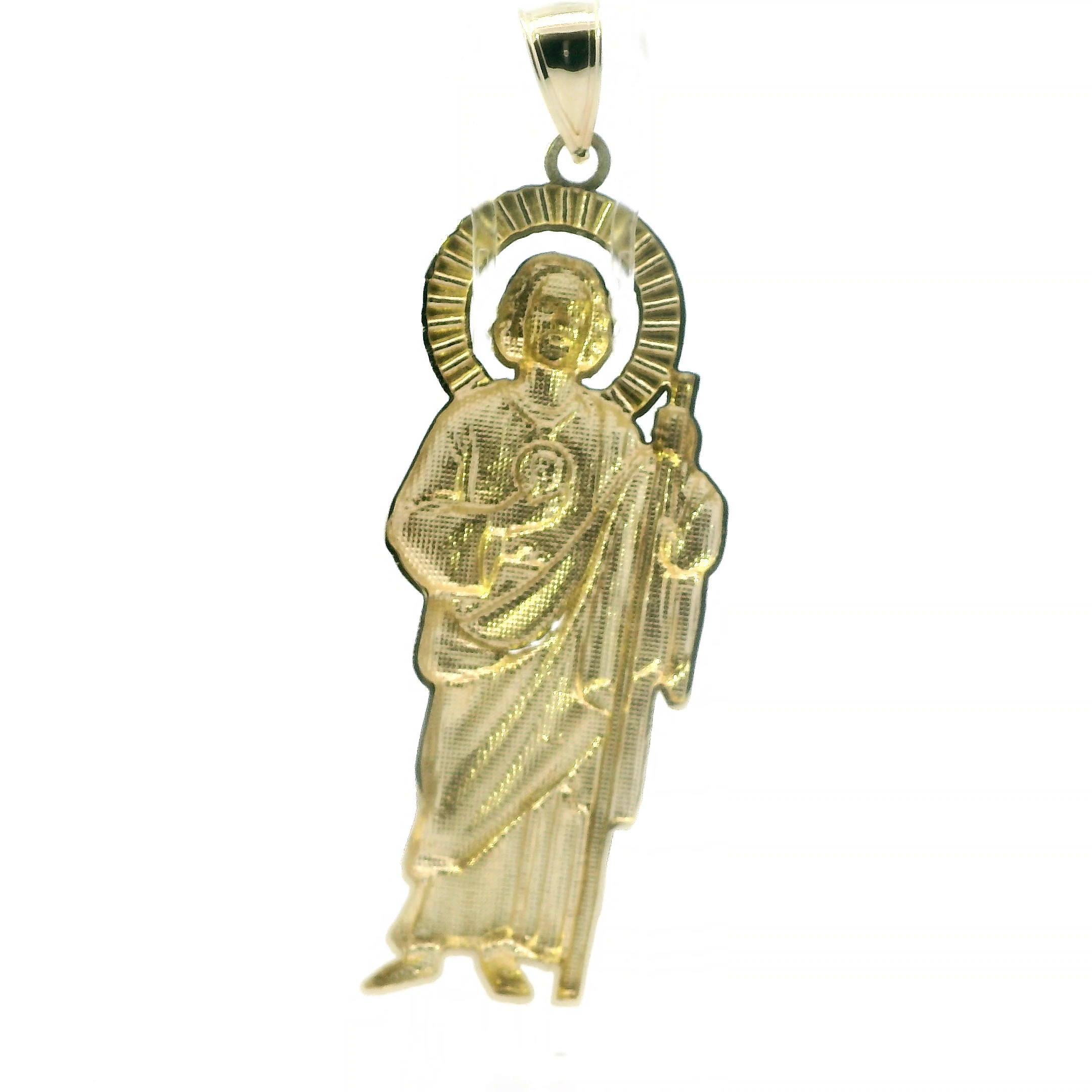 10K Yellow Gold Saint Jude Pendant