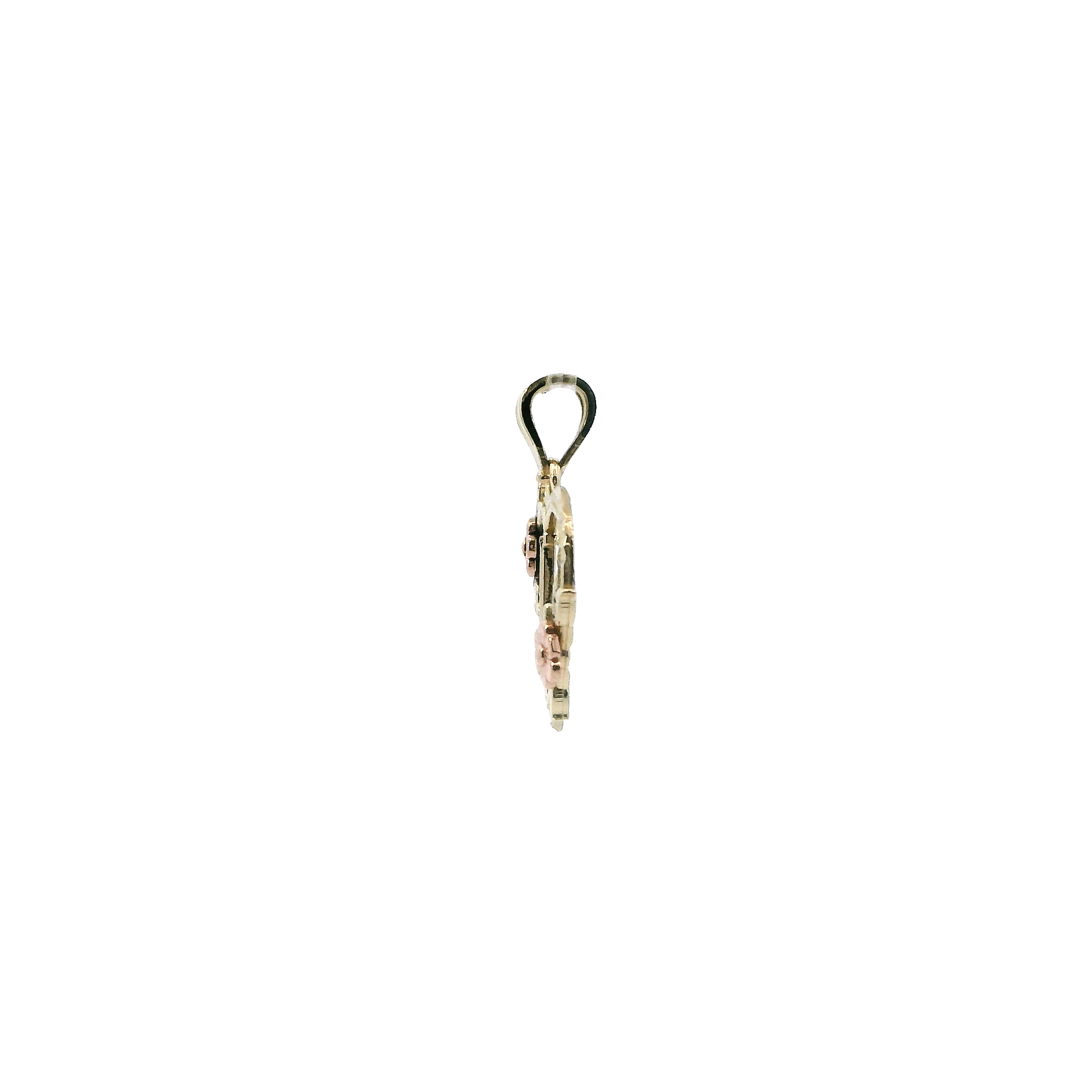 10K Yellow & Rose Gold Letter 