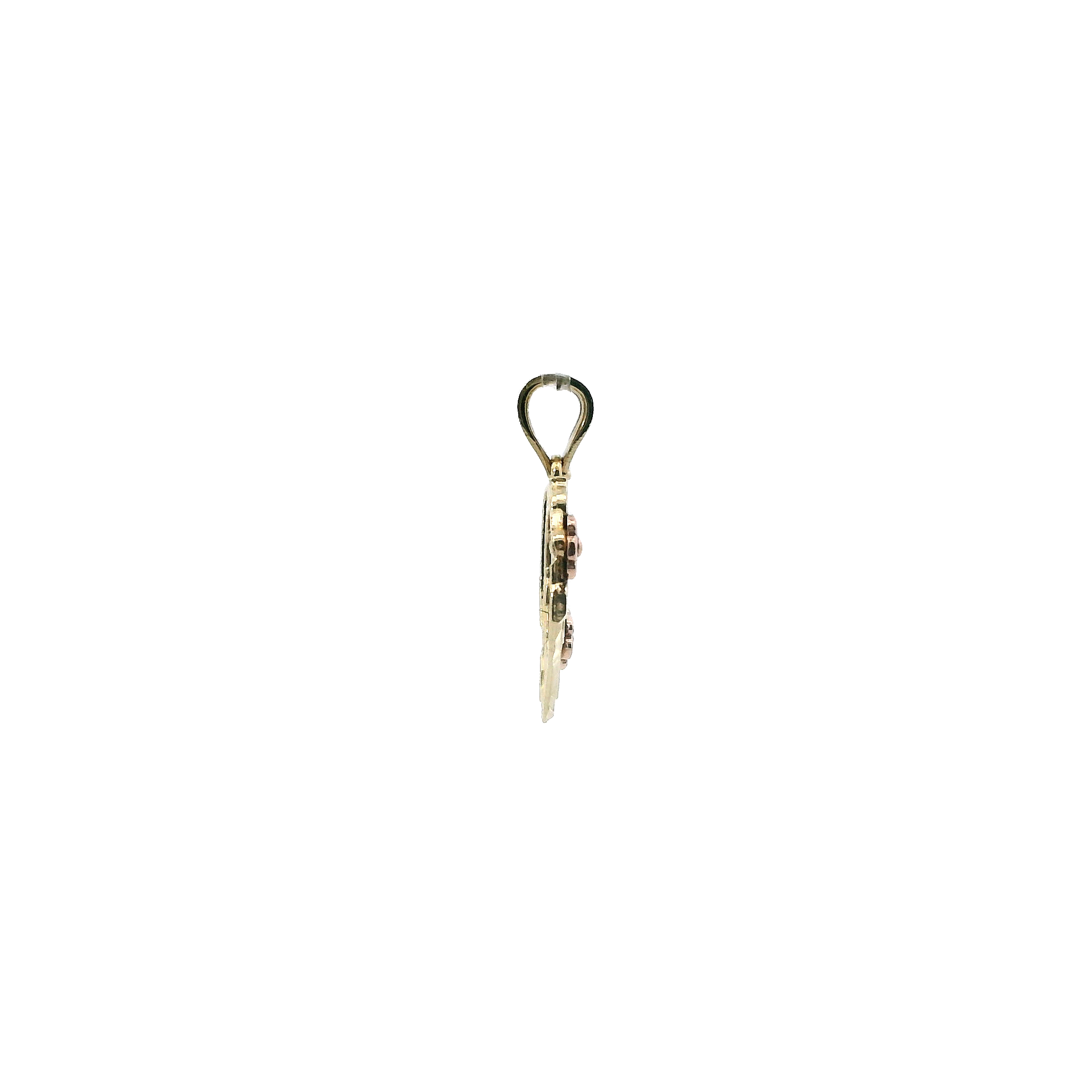 10K Yellow & Rose Gold Letter 