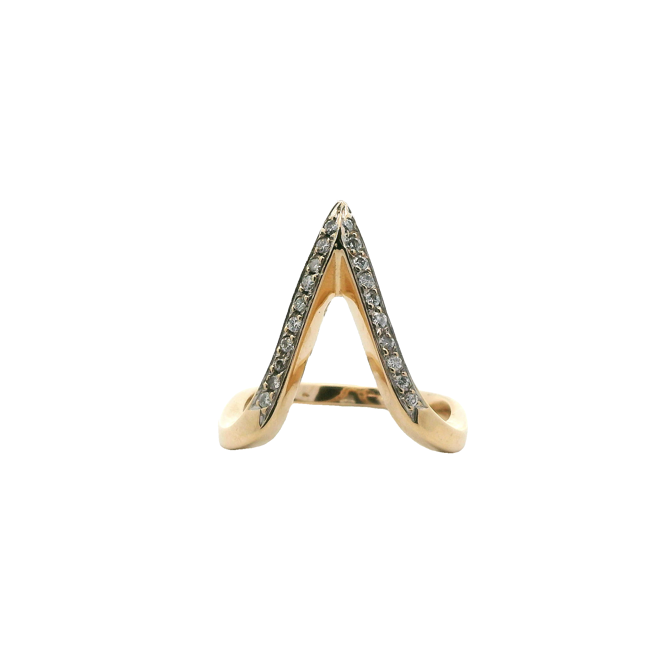 14K Yellow Gold Diamond 
