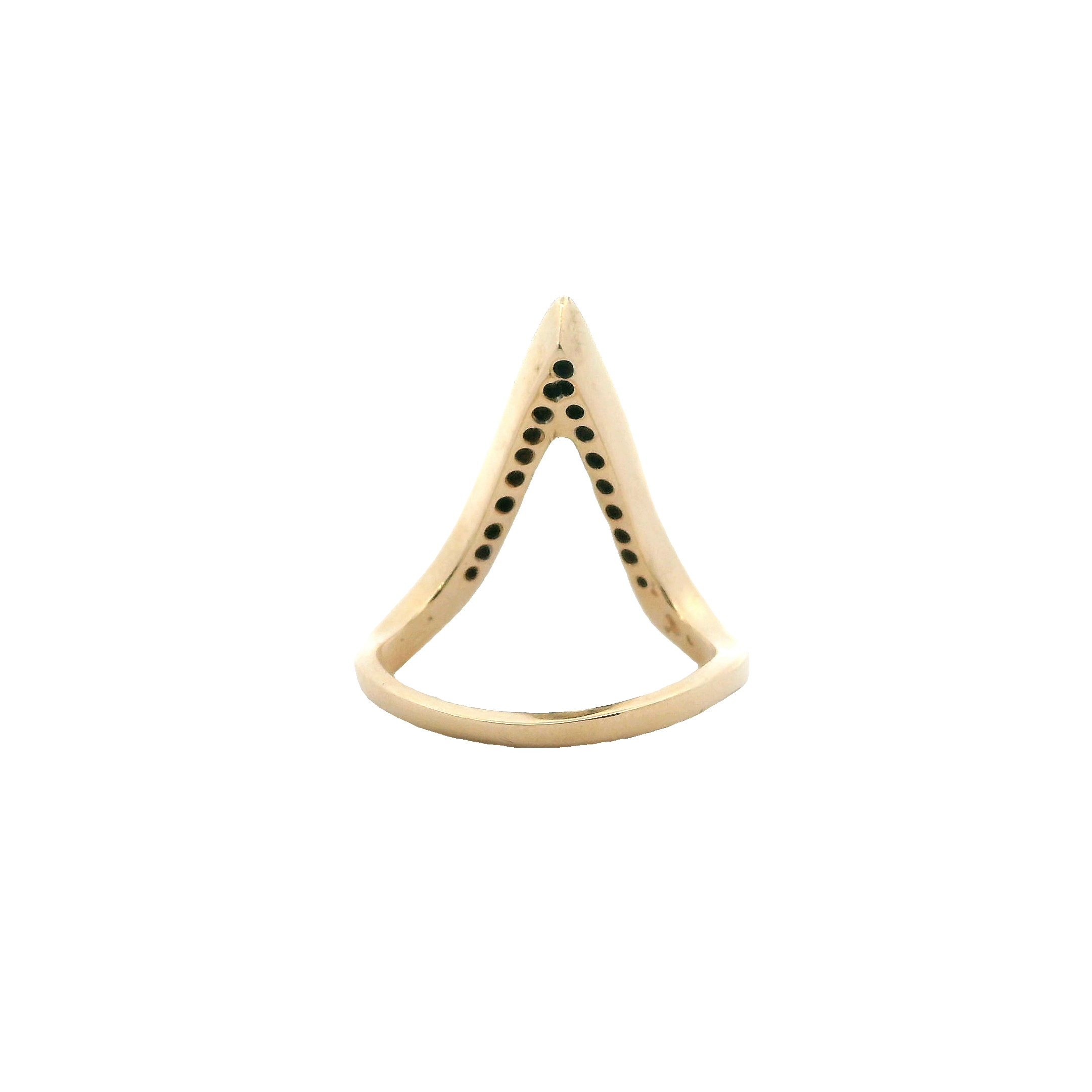 14K Yellow Gold Diamond 