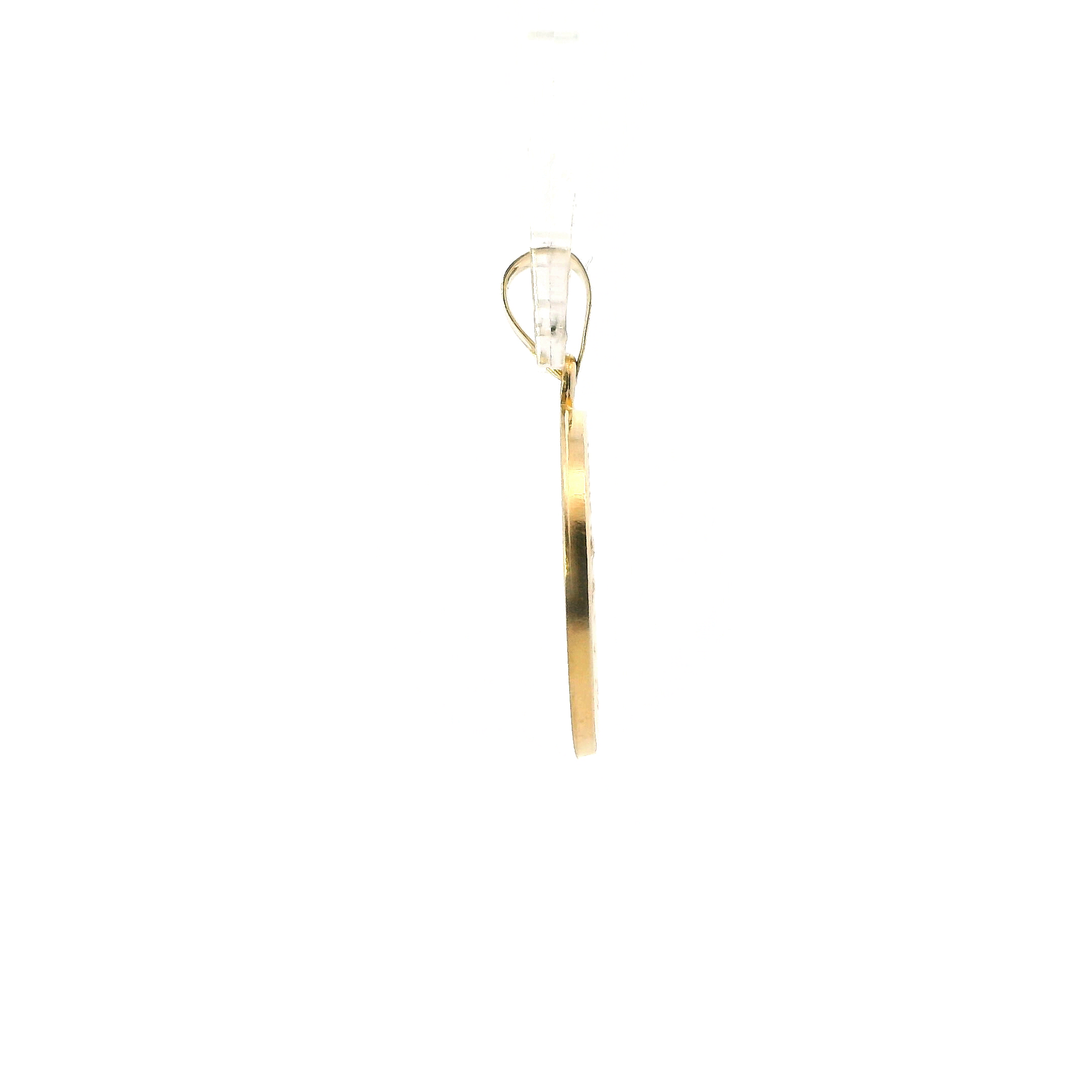 14K Yellow Gold Saint Christopher Pendant