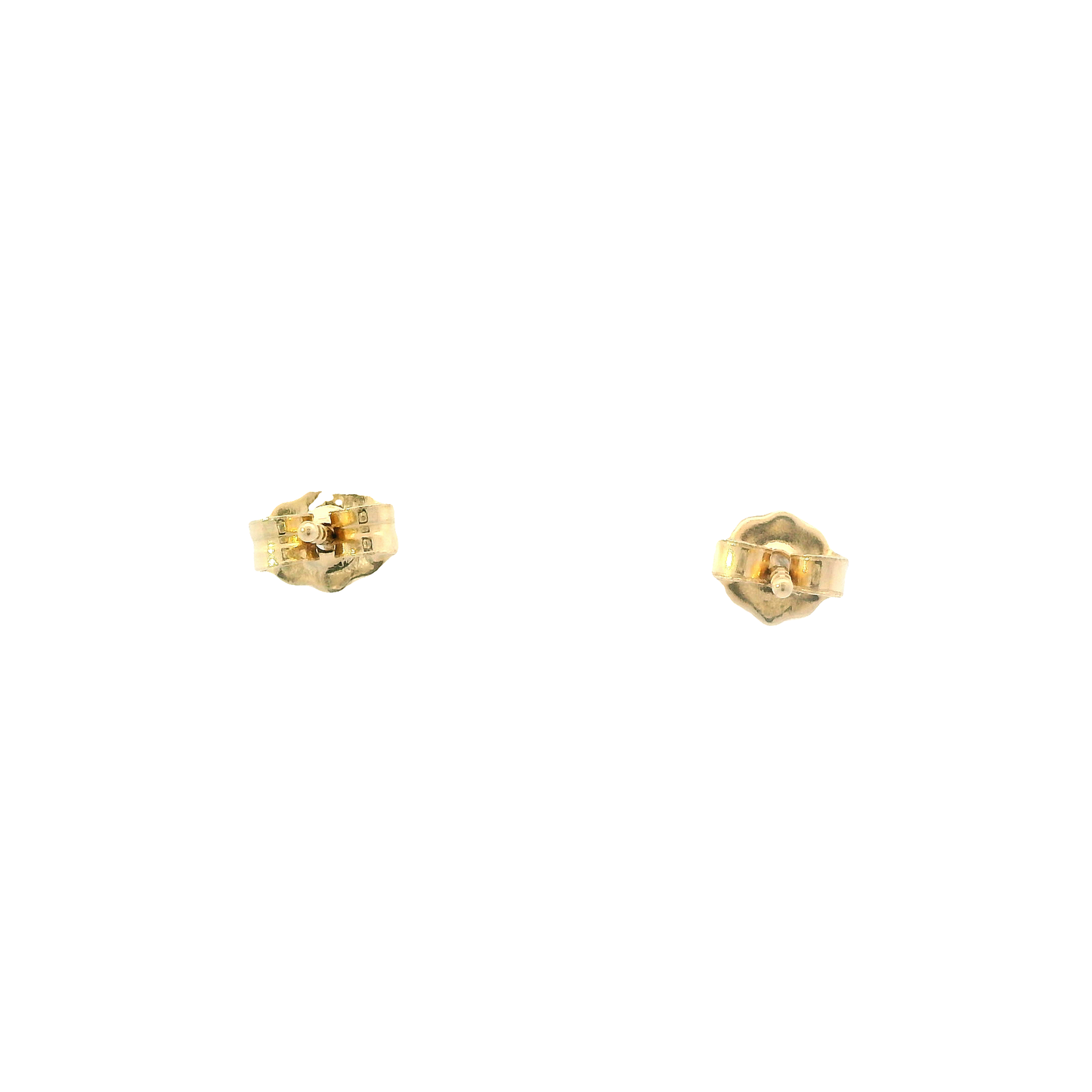 10K Yellow Gold Diamond Solitaire Earrings - 0.80ct