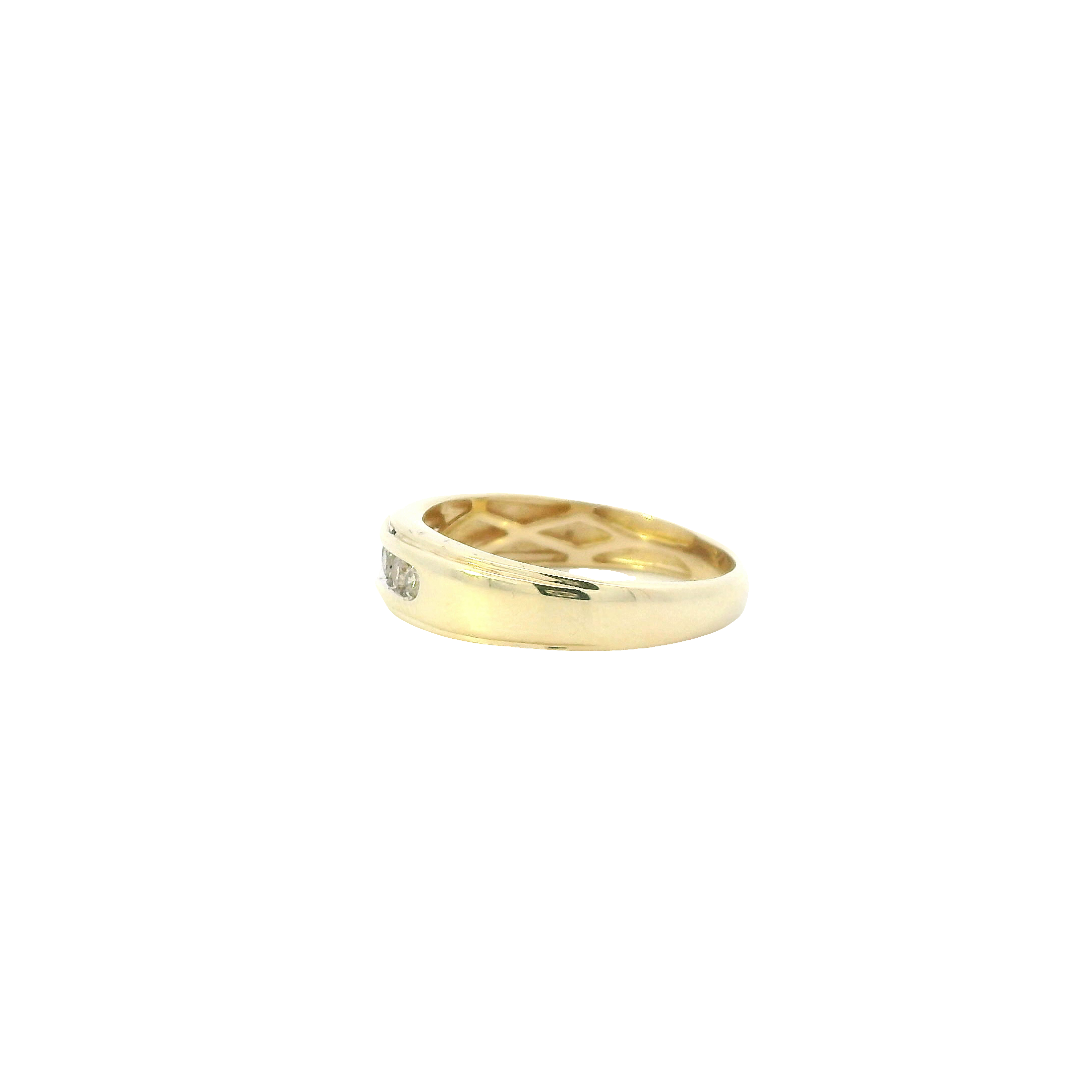 10K Yellow Gold Diamond Ring - 0.24ct