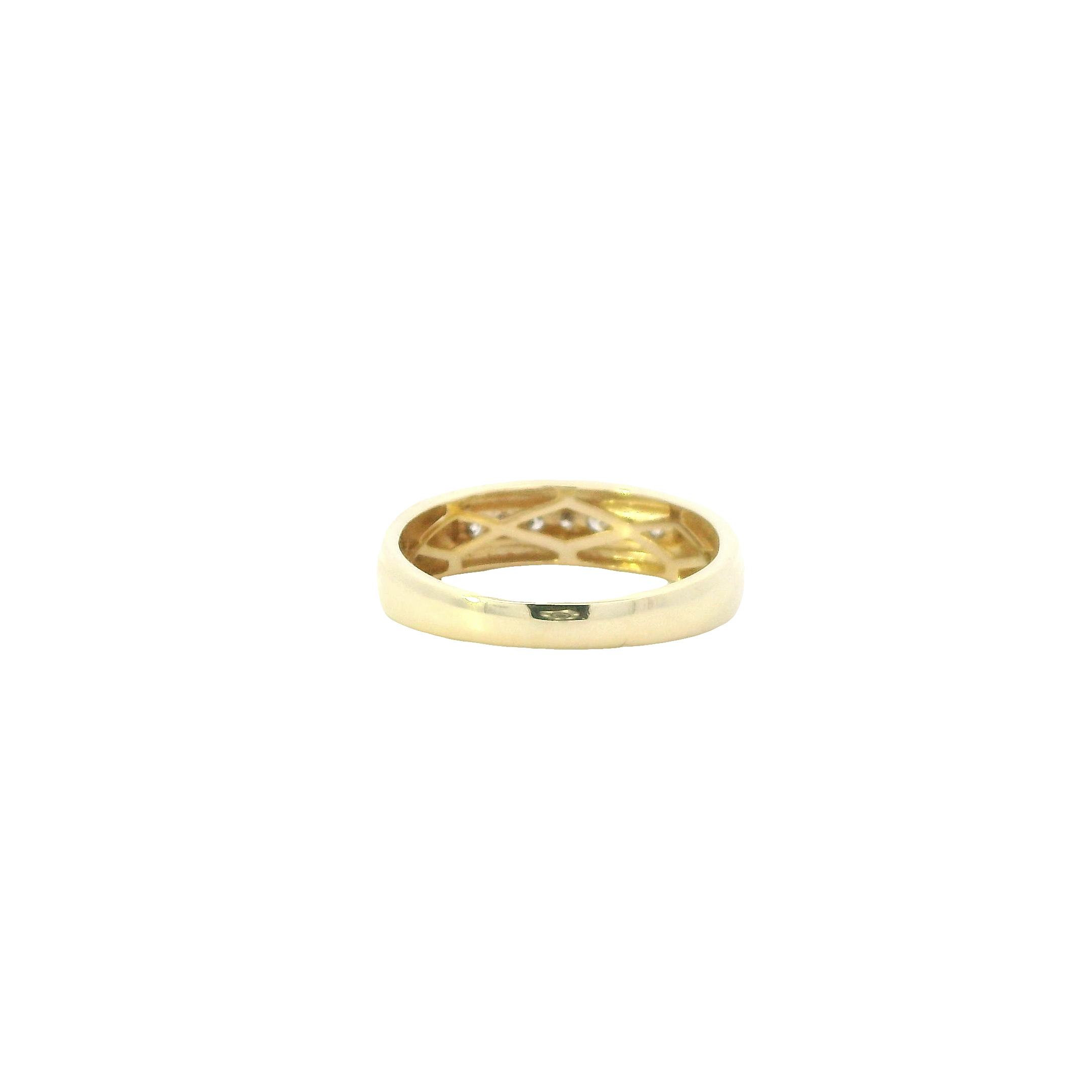 10K Yellow Gold Diamond Ring - 0.24ct