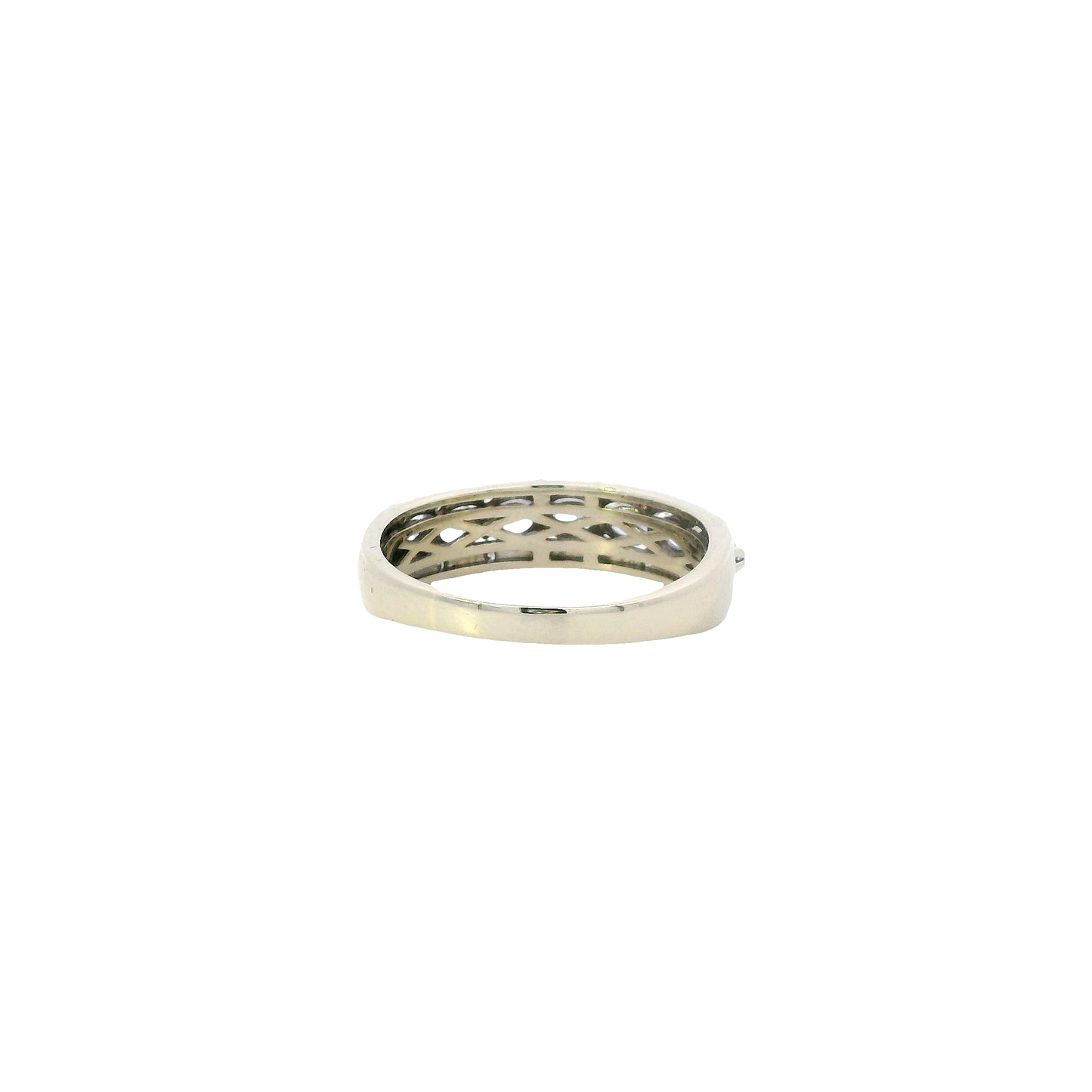 14K White Gold Tanzanite & Diamond Ring - 0.37ct