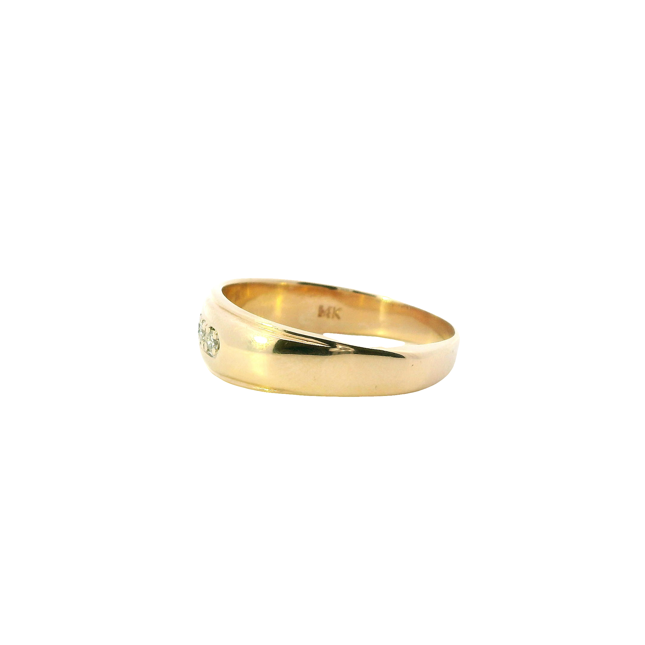 14K Yellow Gold Diamond Ring - 0.20ct