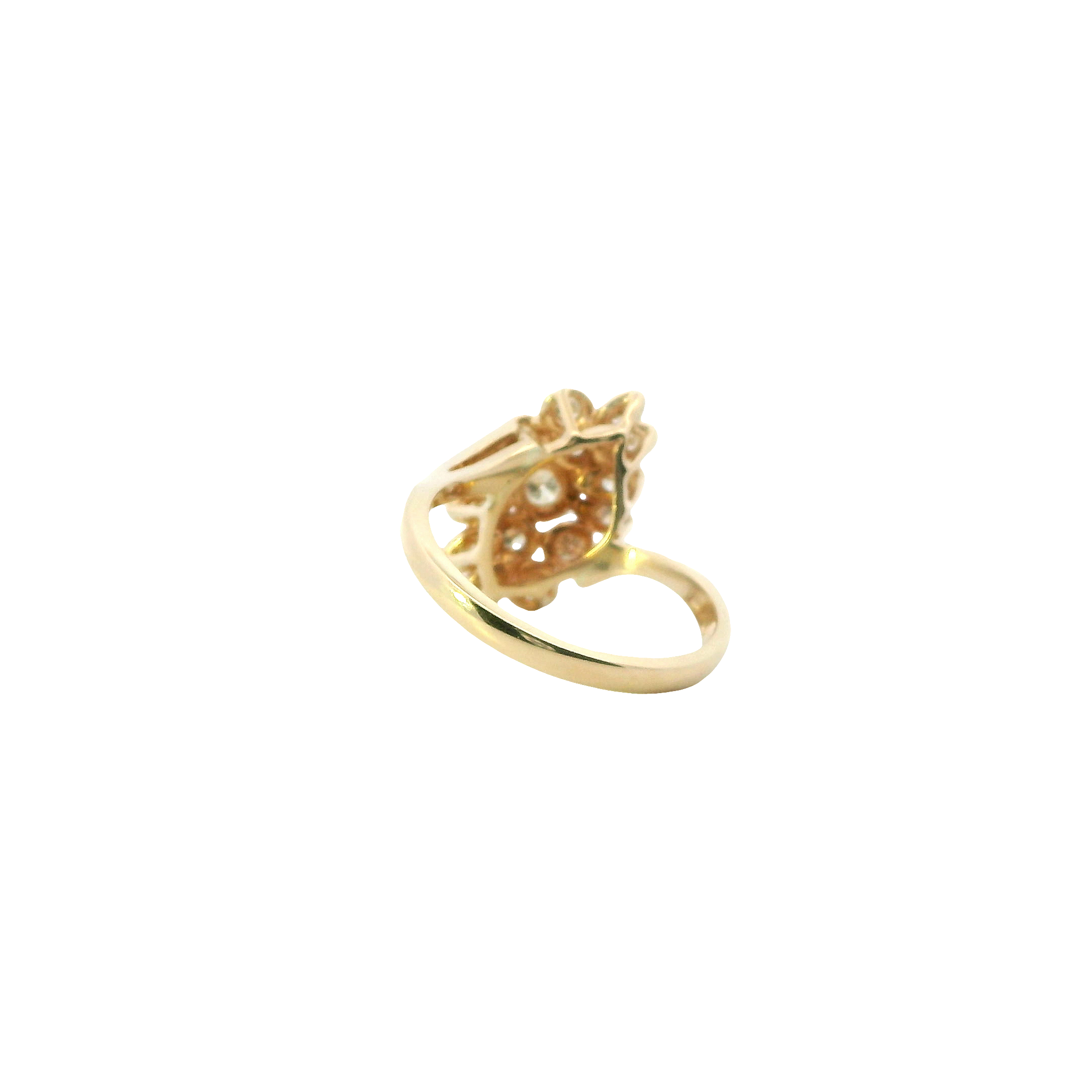 14K Yellow Gold Diamond Womens Ring - 0.35ct