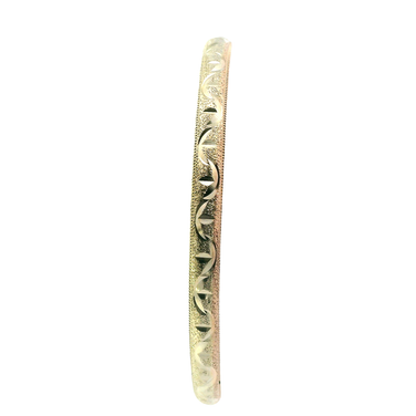 14K Yellow Gold 7 Piece Bangle Bracelet Set