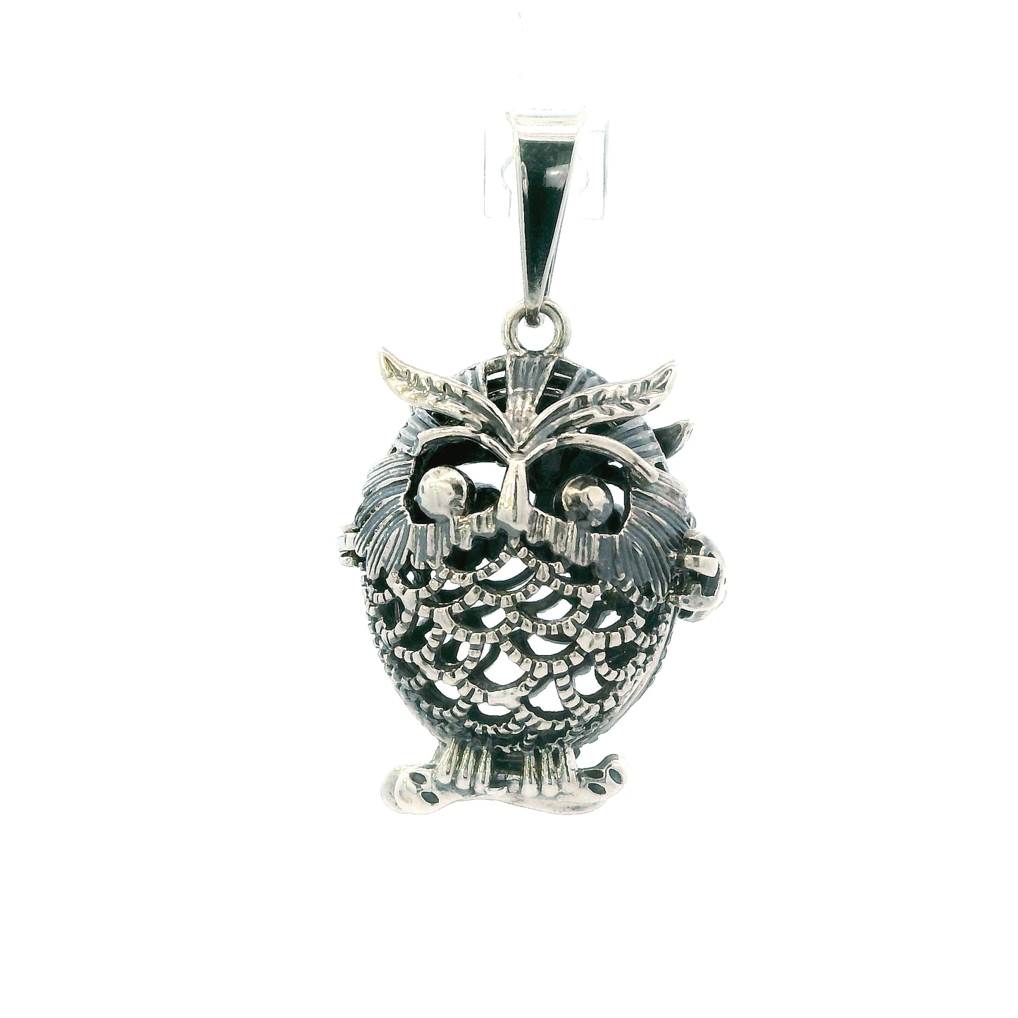Sterling Silver Owl Locket