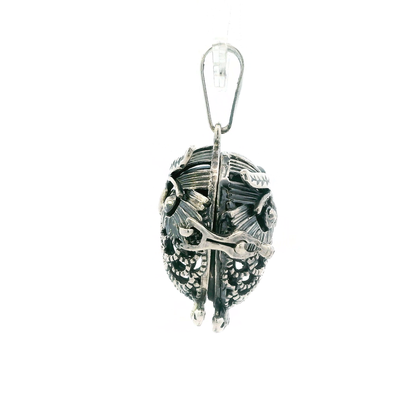 Sterling Silver Owl Locket