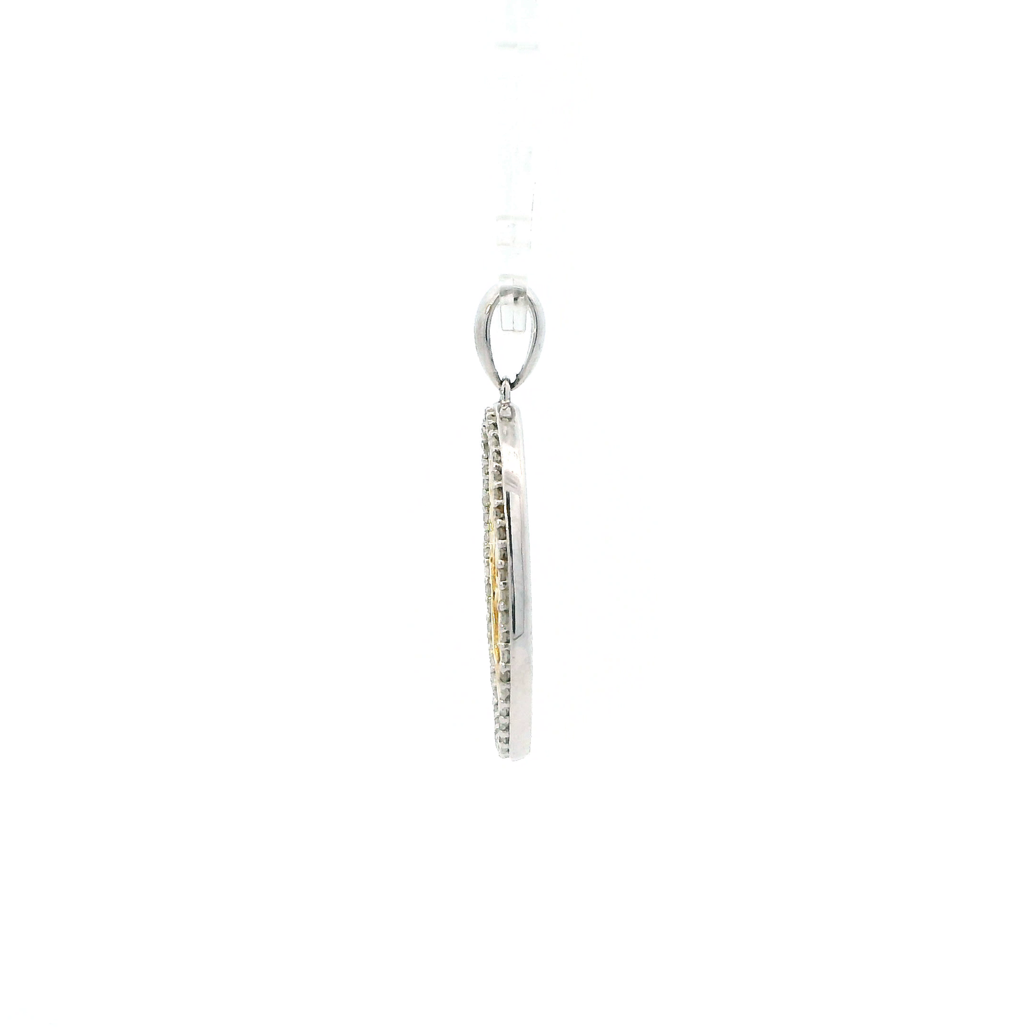Disney Enchanted Sterling Silver Pendant 14K Gold Plated