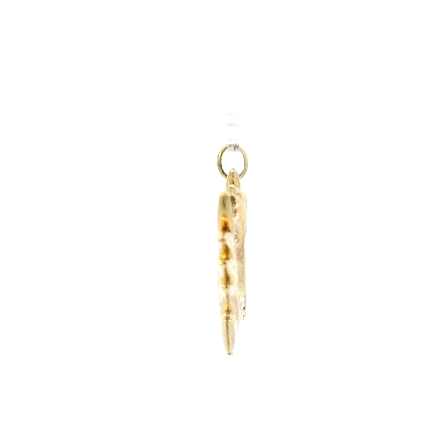 Disney Sterling Silver Gold Tone Raya & The Last Dragon Pendant