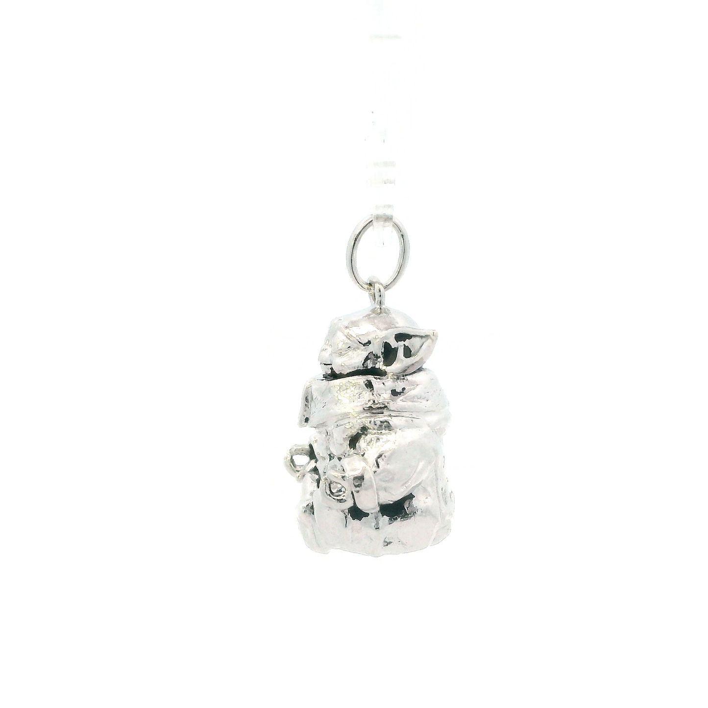 Sterling Silver Grogu Star Wars Pendant