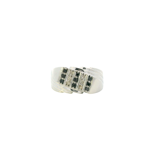 10K White Gold Diamond Ring - 0.17ct