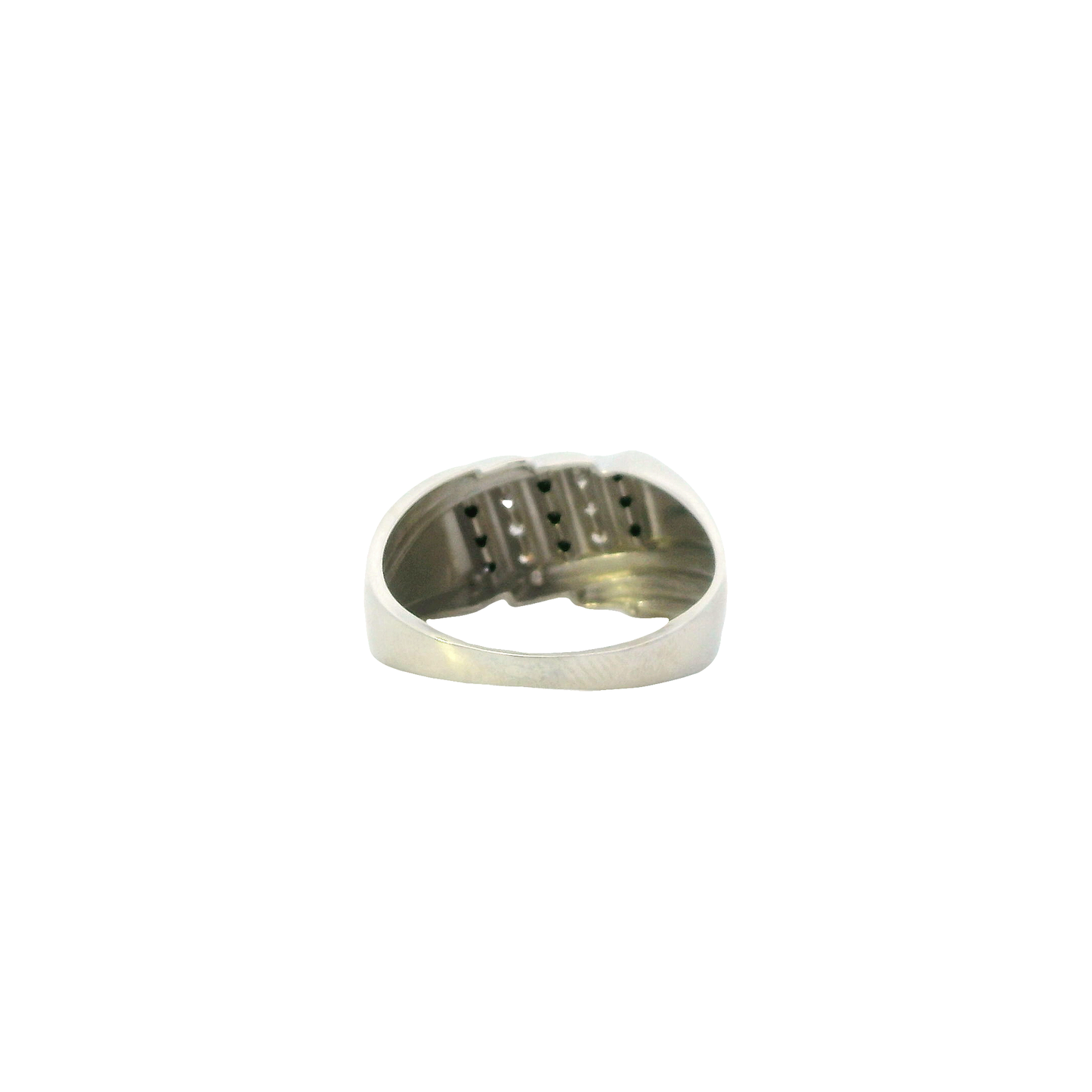 10K White Gold Diamond Ring - 0.17ct