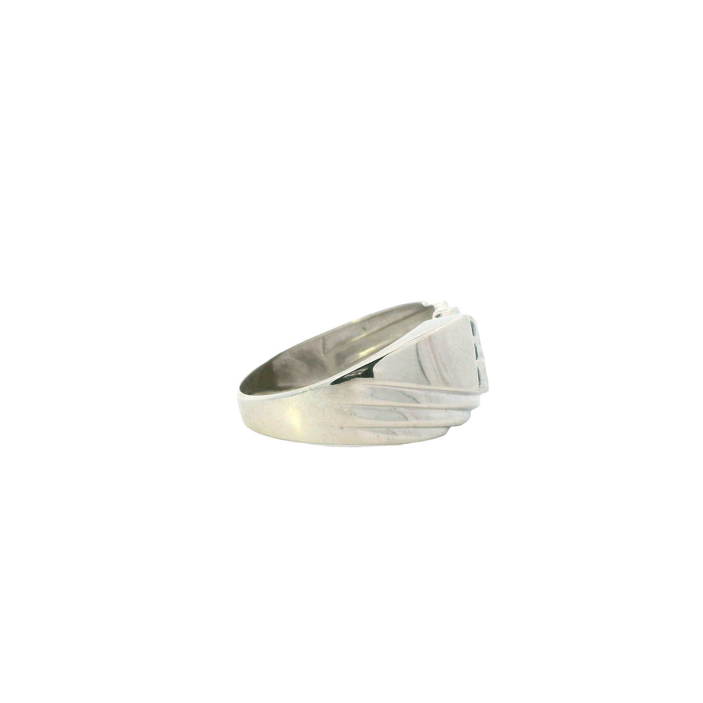 10K White Gold Diamond Ring - 0.17ct