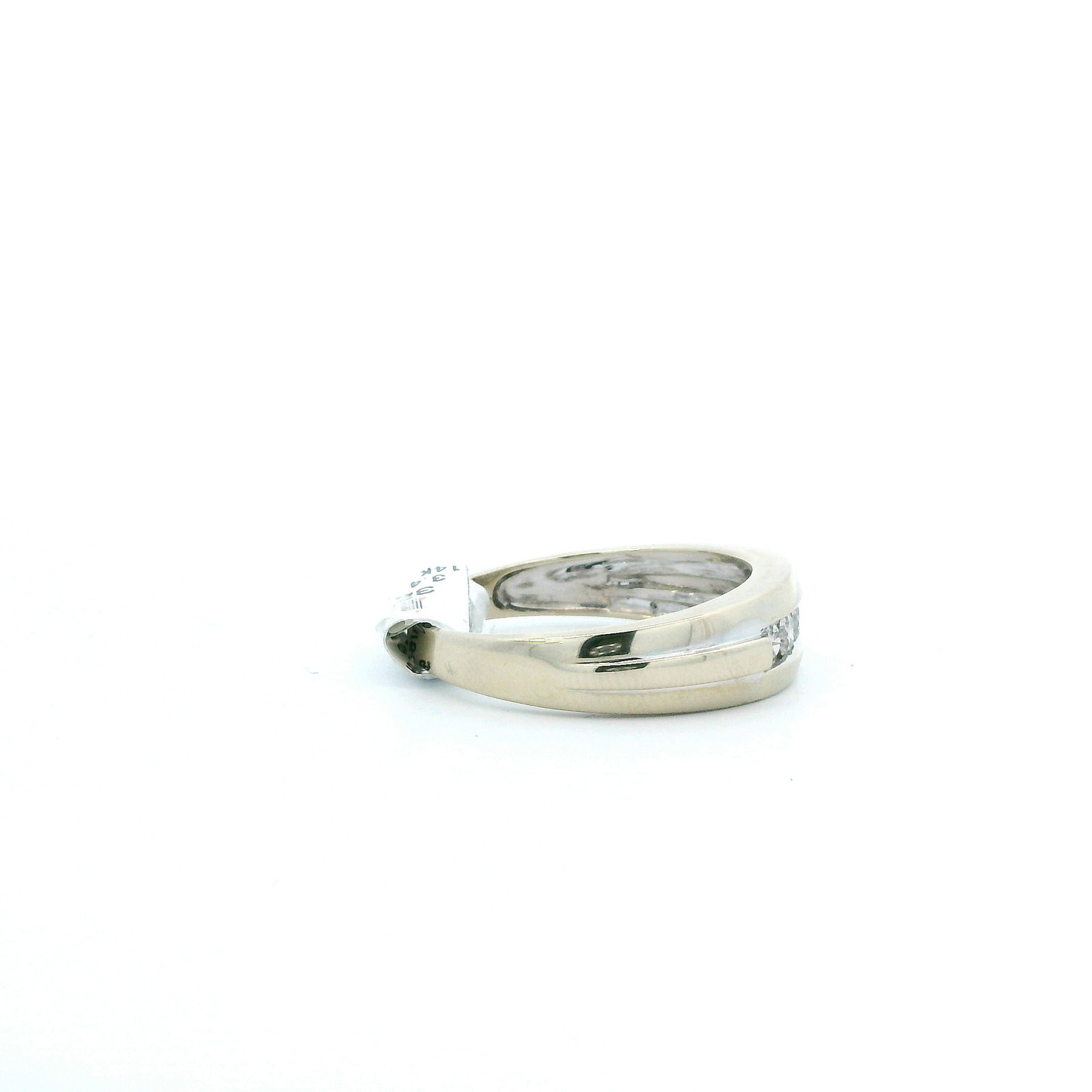 14K Yellow Gold Diamond Womens Ring