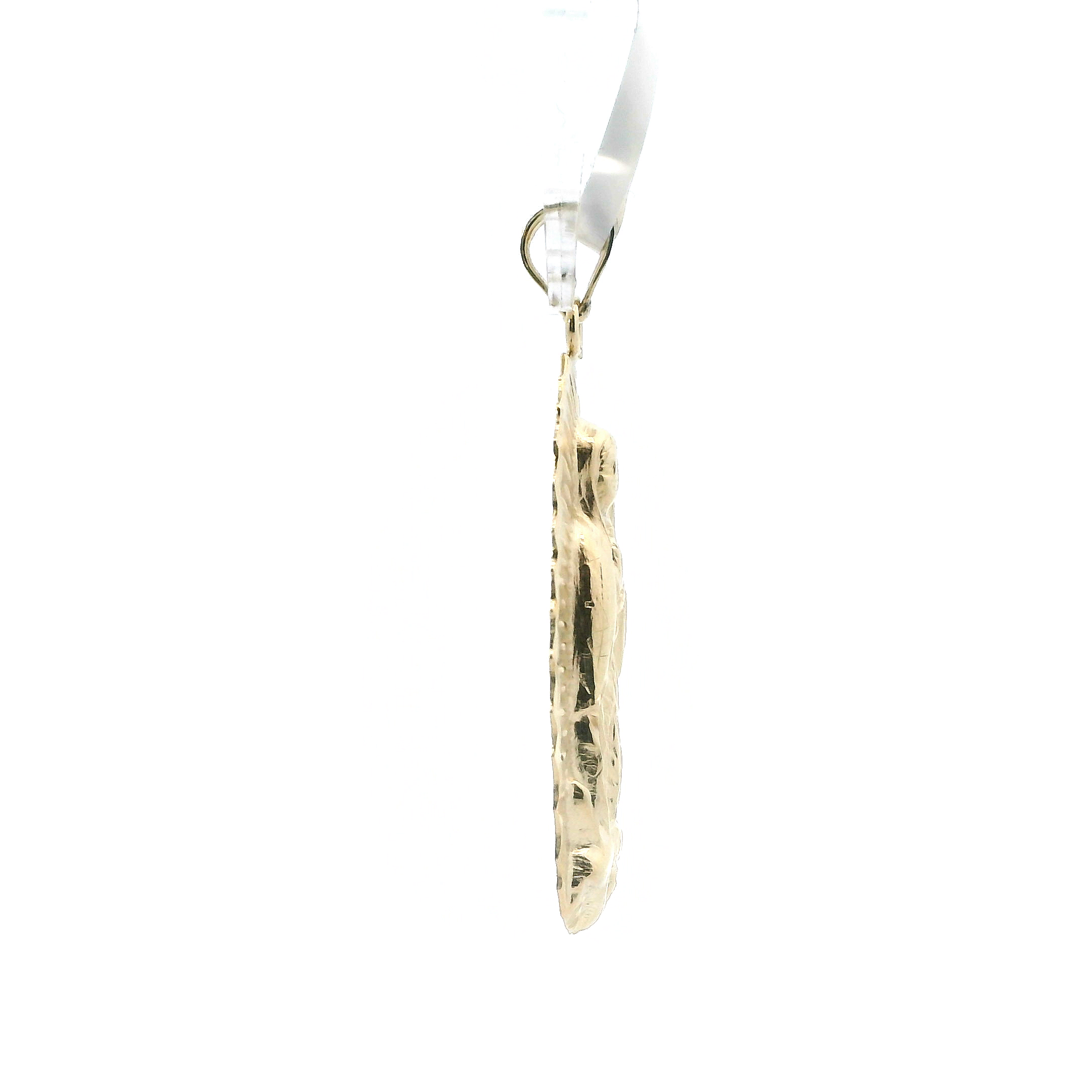 10K Yellow Gold Virgin Mary Pendant