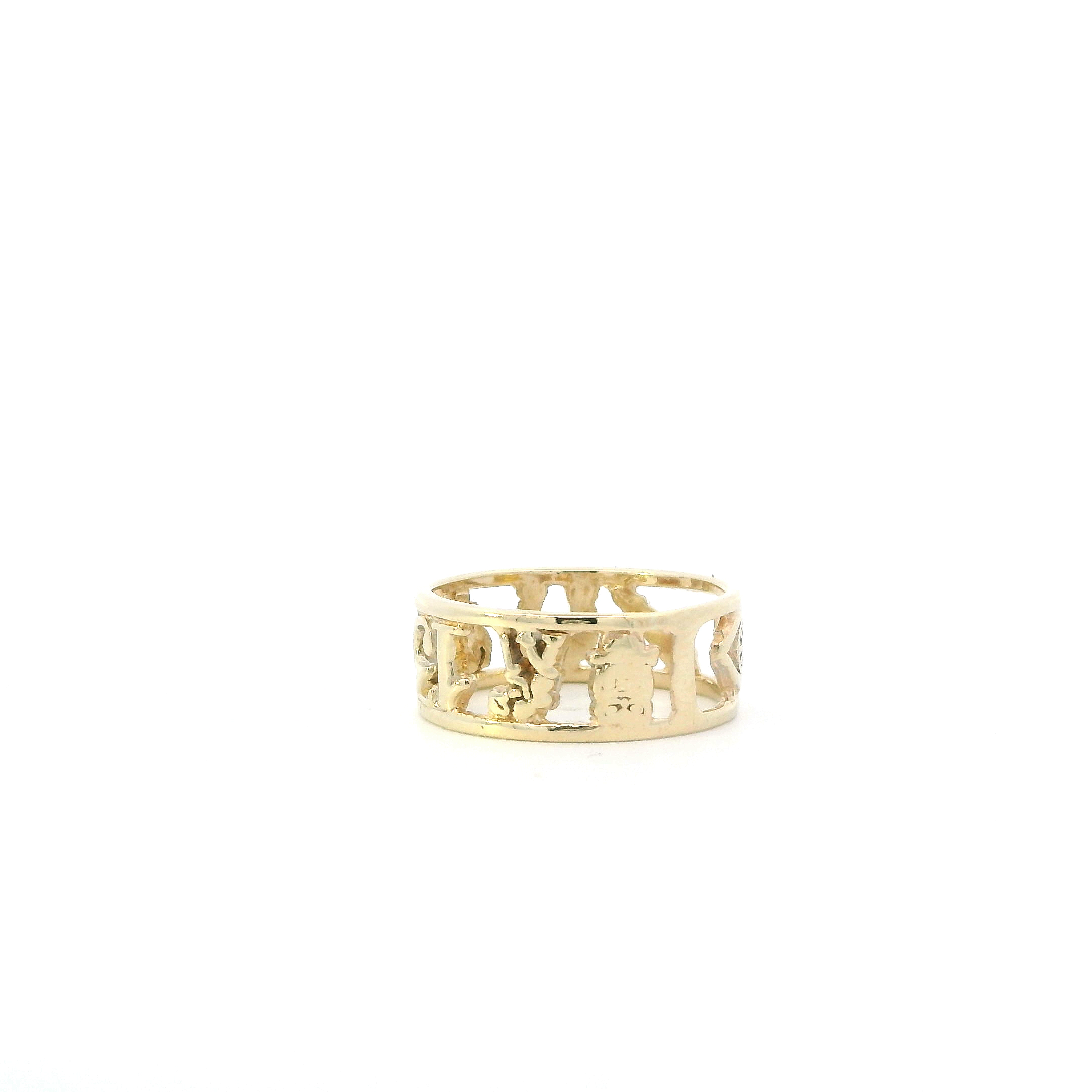 14K Yellow Gold 