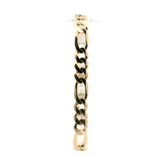 10K Yellow Gold Figaro Bracelet