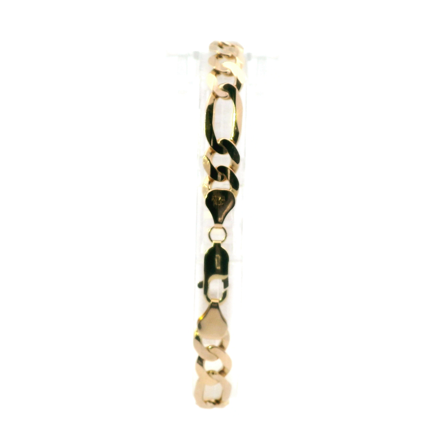 10K Yellow Gold Figaro Bracelet