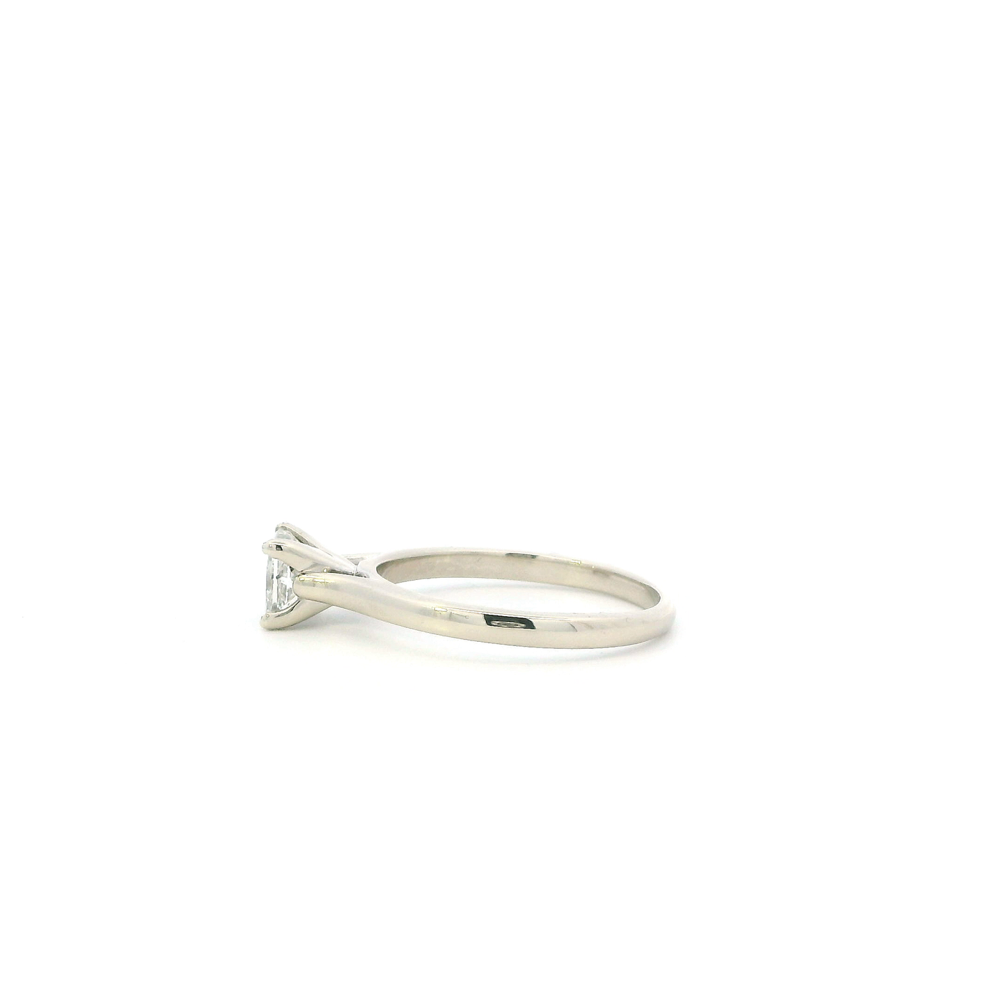 14K White Gold Diamond Womens Ring - 0.92ct