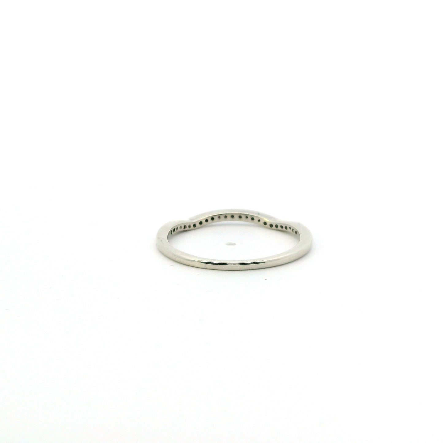 10K White Gold Diamond Womens Ring - 0.05ct