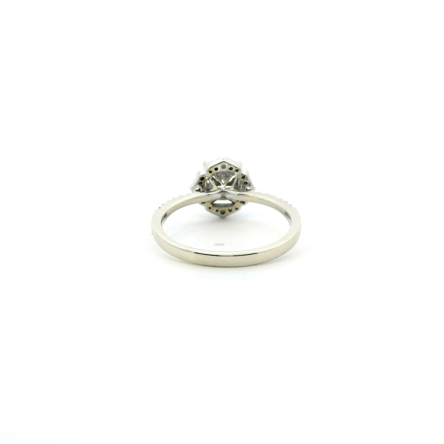 10K White Gold Diamond Womens Ring - 0.29ct