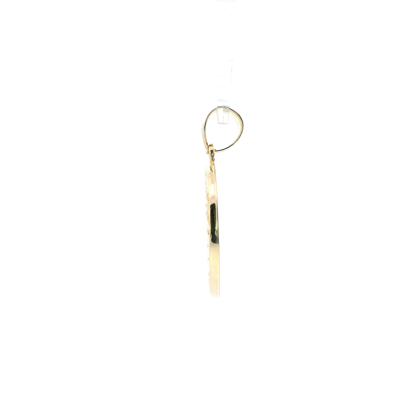 14K Yellow Gold Saint Christopher Religious Pendant